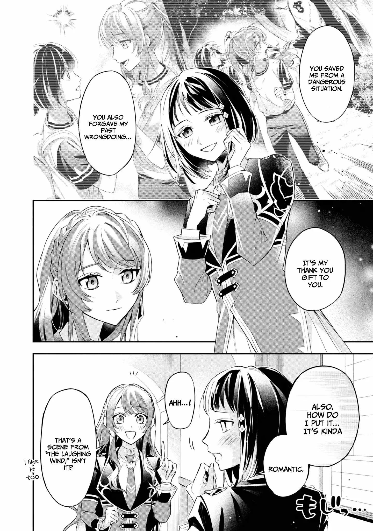 If the villainess and the villain were to meet and fall in love ~It seems the shunned heroine who formed a contract with an unnamed spirit is fighting with the nobleman yet again Chapter 14 page 13