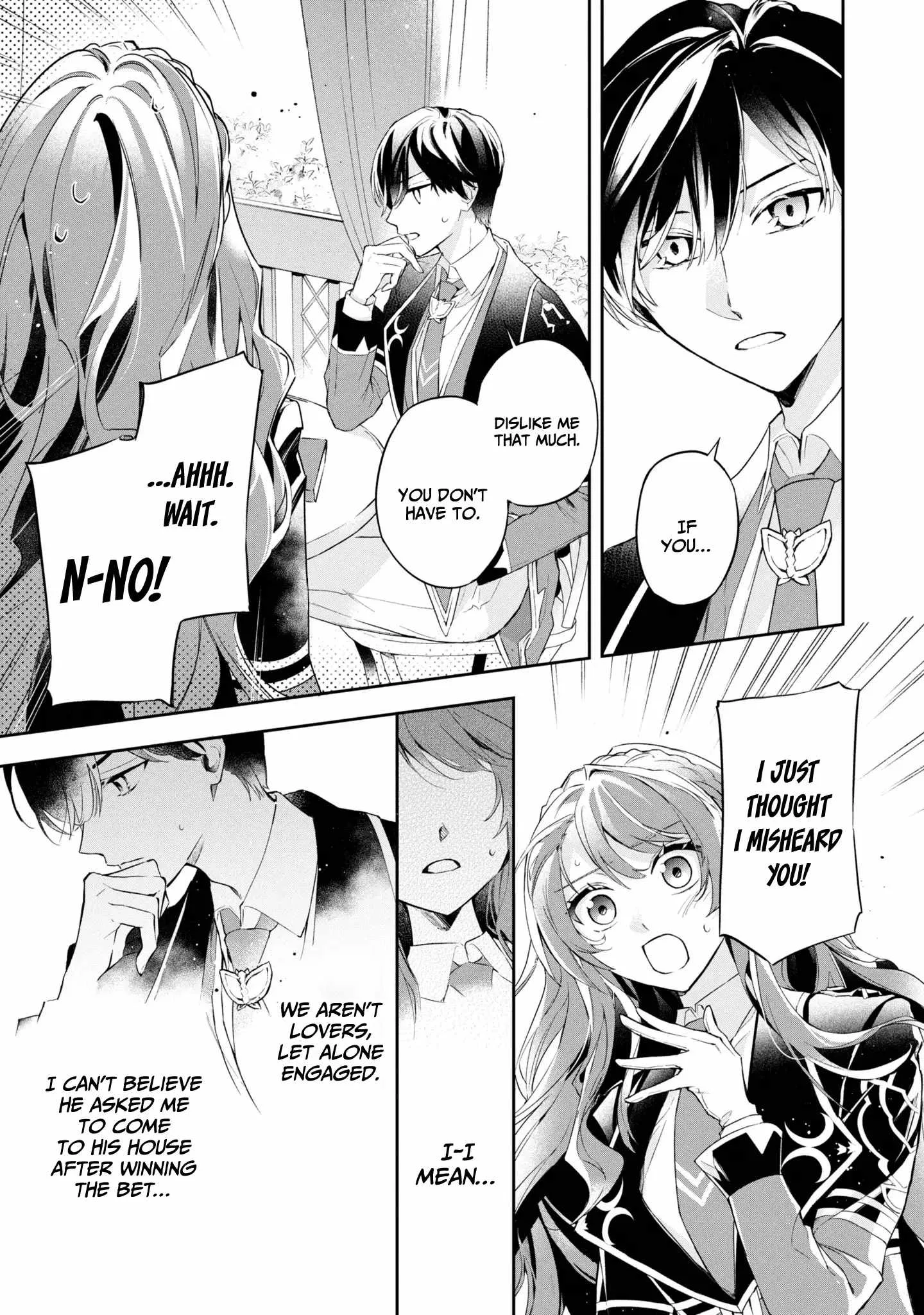 If the villainess and the villain were to meet and fall in love ~It seems the shunned heroine who formed a contract with an unnamed spirit is fighting with the nobleman yet again Chapter 14 page 25