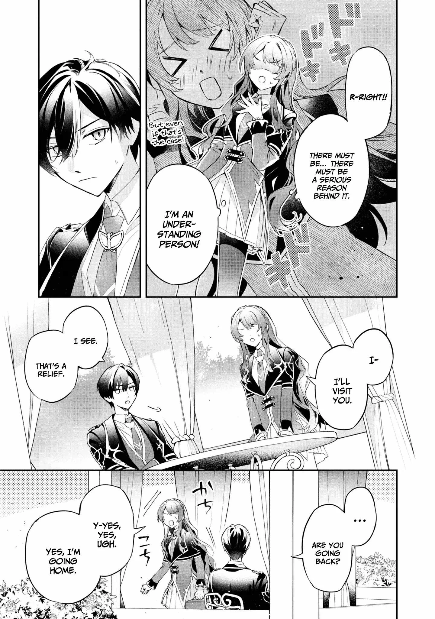 If the villainess and the villain were to meet and fall in love ~It seems the shunned heroine who formed a contract with an unnamed spirit is fighting with the nobleman yet again Chapter 14 page 27