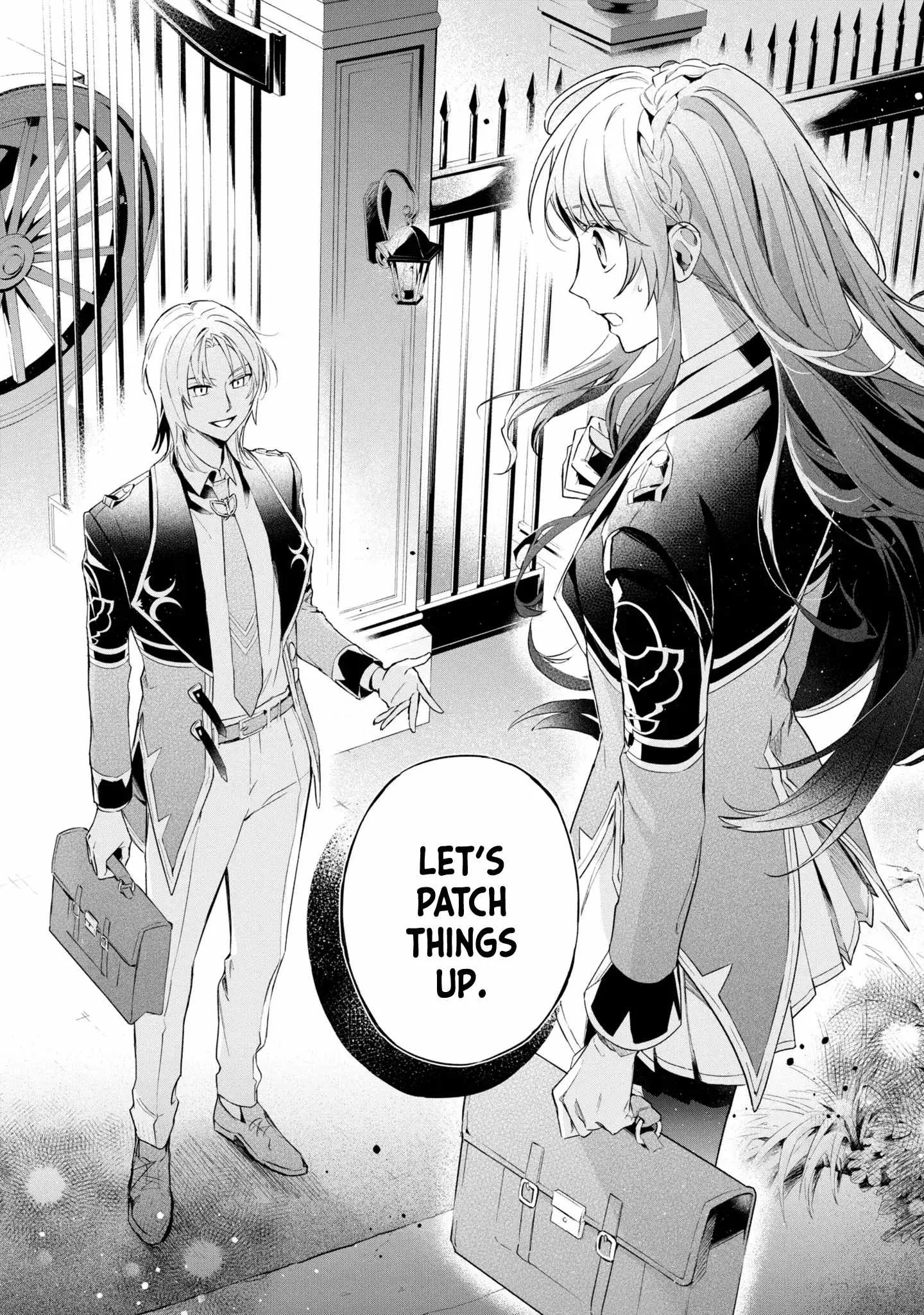 If the villainess and the villain were to meet and fall in love ~It seems the shunned heroine who formed a contract with an unnamed spirit is fighting with the nobleman yet again Chapter 14 page 34