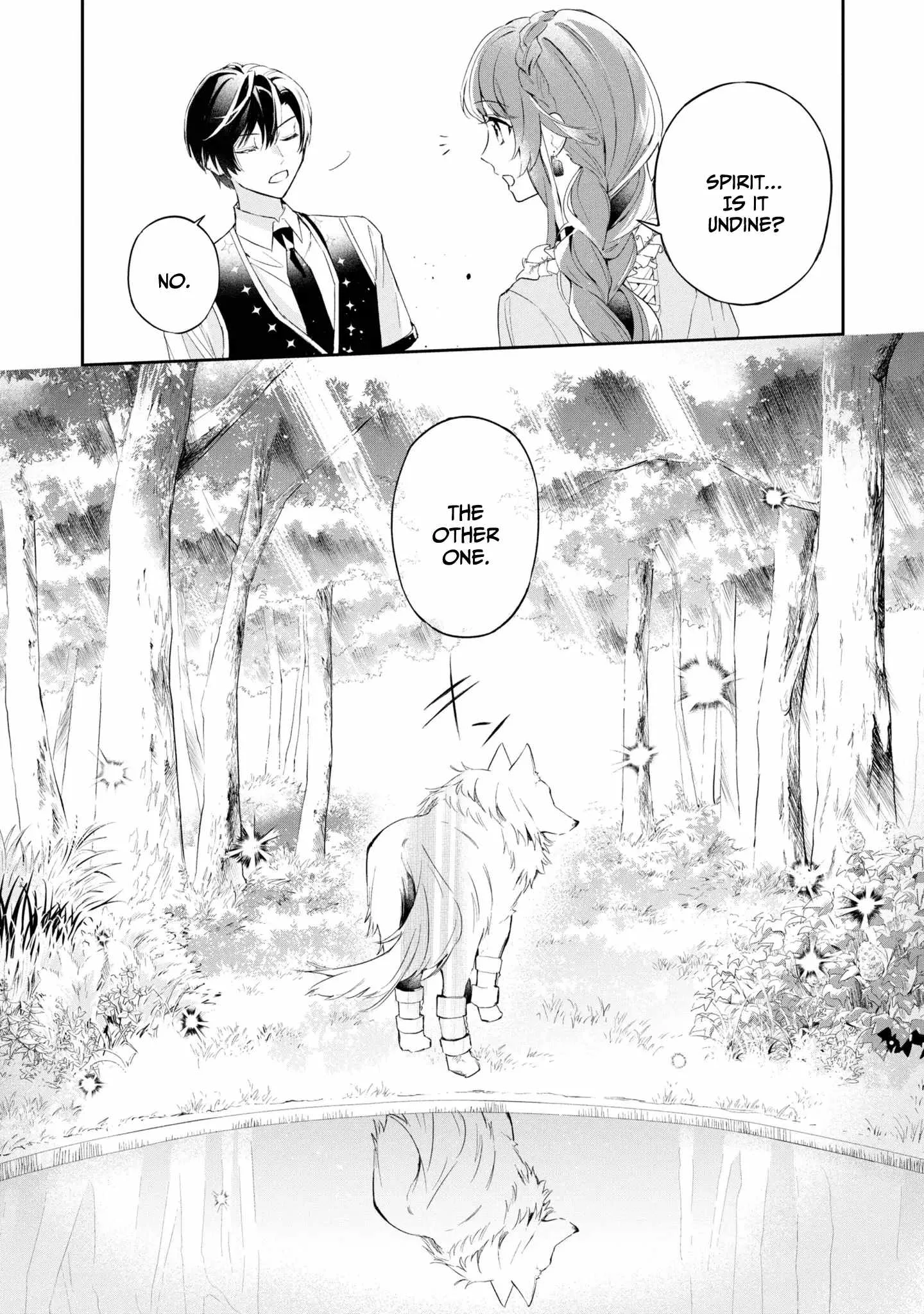 If the villainess and the villain were to meet and fall in love ~It seems the shunned heroine who formed a contract with an unnamed spirit is fighting with the nobleman yet again Chapter 15 page 9