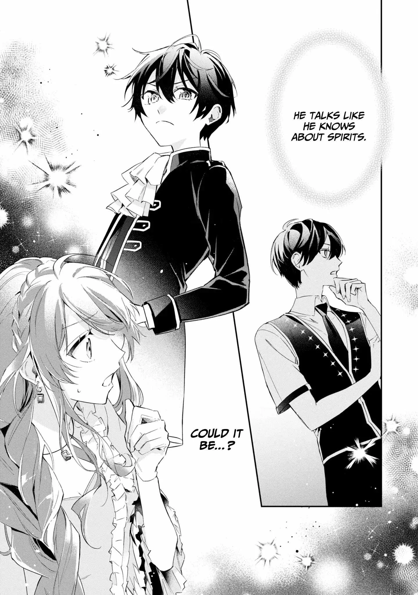If the villainess and the villain were to meet and fall in love ~It seems the shunned heroine who formed a contract with an unnamed spirit is fighting with the nobleman yet again Chapter 15 page 35
