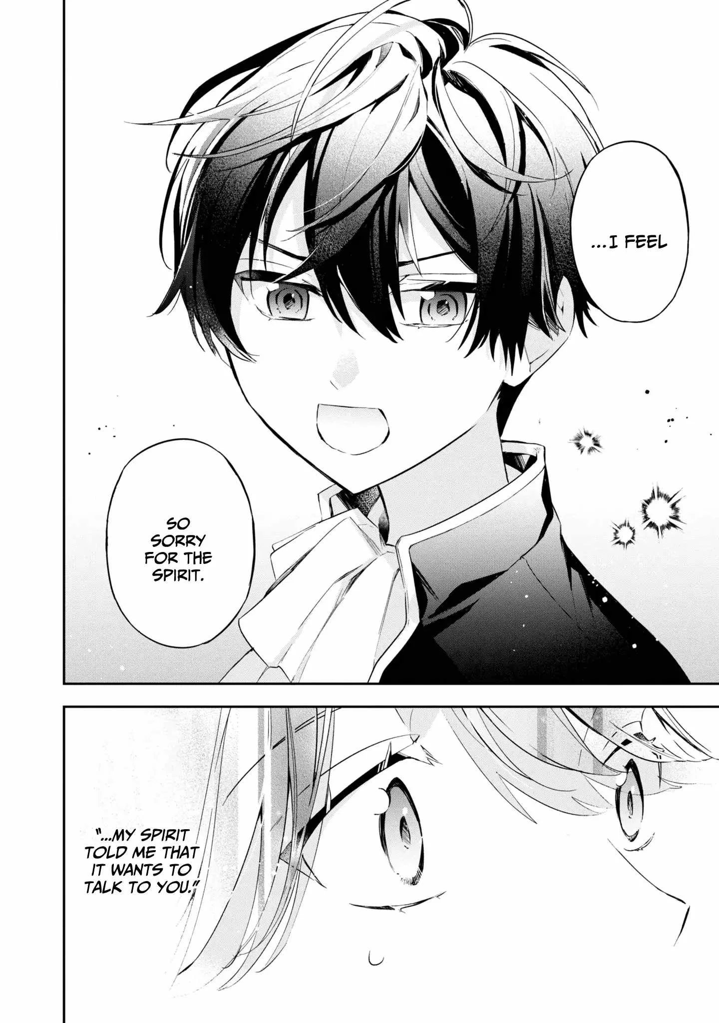 If the villainess and the villain were to meet and fall in love ~It seems the shunned heroine who formed a contract with an unnamed spirit is fighting with the nobleman yet again Chapter 15 page 34