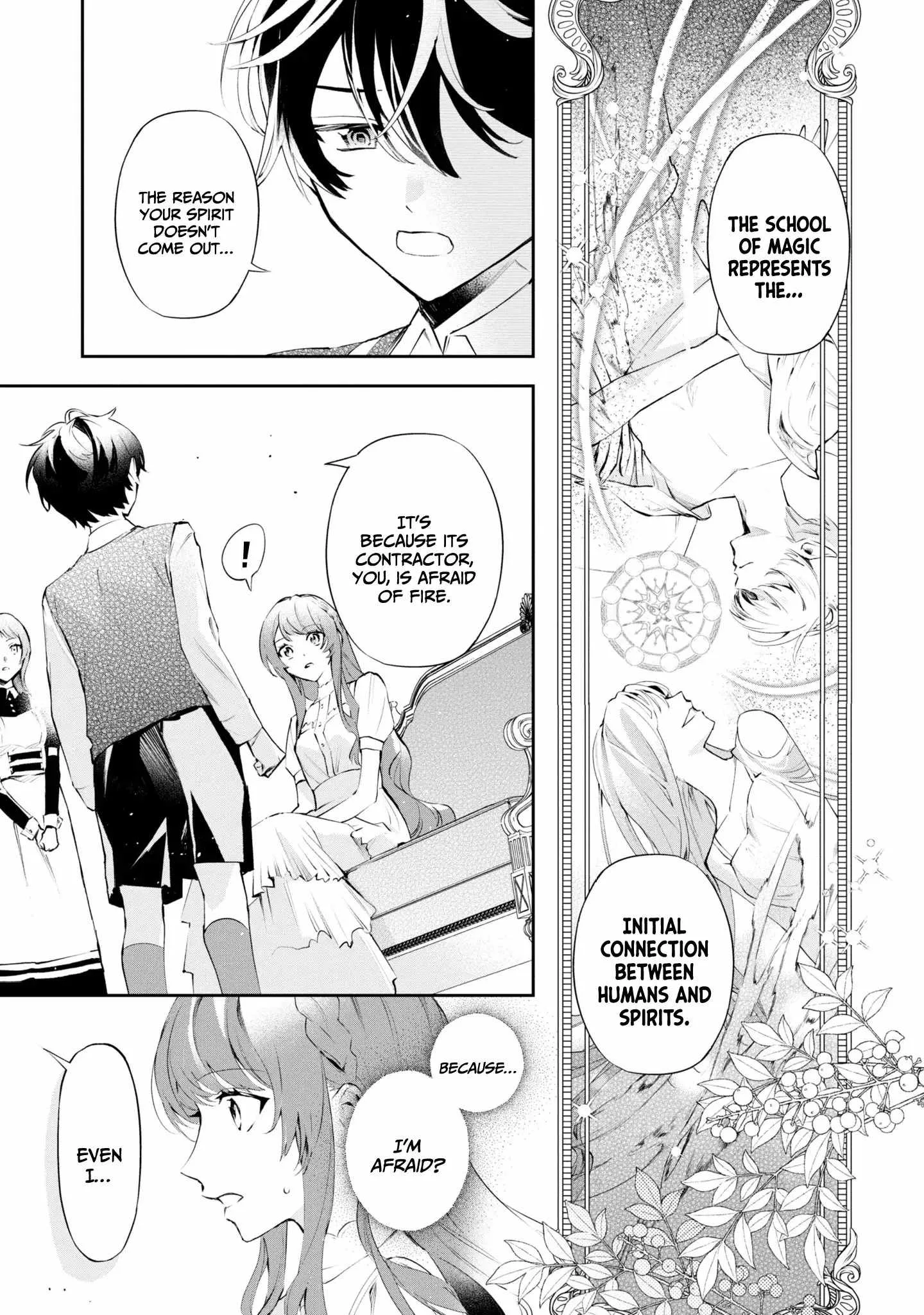 If the villainess and the villain were to meet and fall in love ~It seems the shunned heroine who formed a contract with an unnamed spirit is fighting with the nobleman yet again Chapter 17 page 14