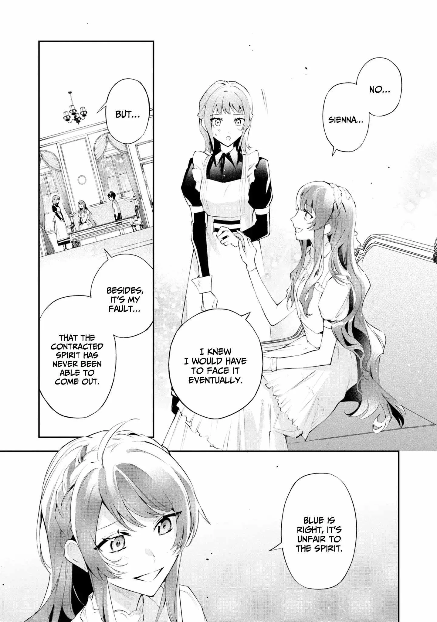 If the villainess and the villain were to meet and fall in love ~It seems the shunned heroine who formed a contract with an unnamed spirit is fighting with the nobleman yet again Chapter 17 page 18