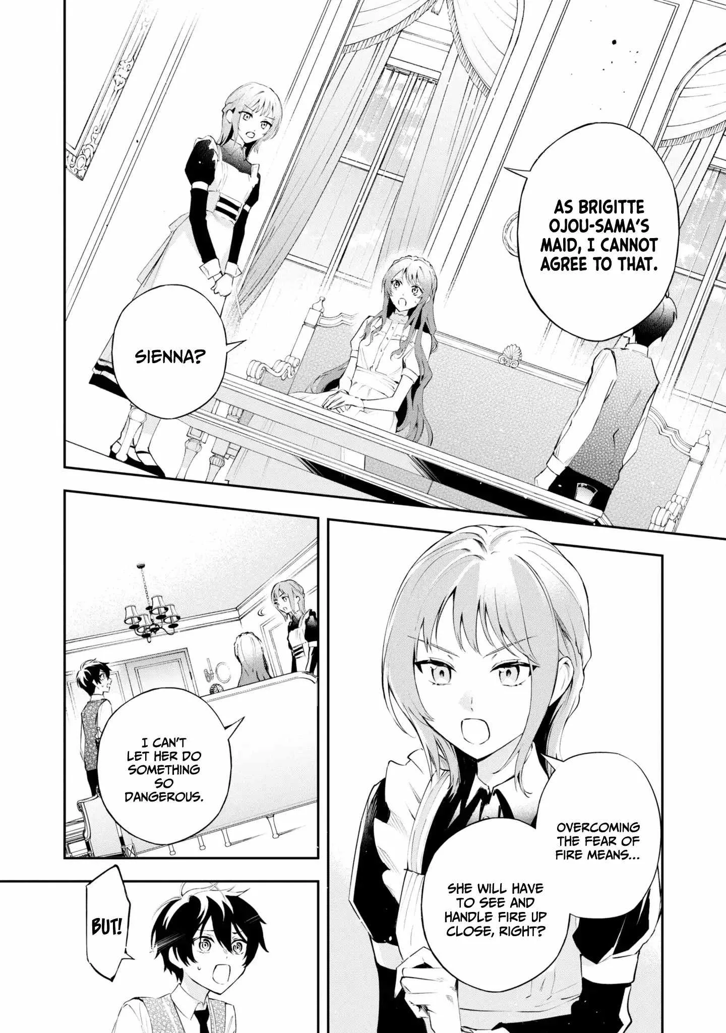 If the villainess and the villain were to meet and fall in love ~It seems the shunned heroine who formed a contract with an unnamed spirit is fighting with the nobleman yet again Chapter 17 page 17