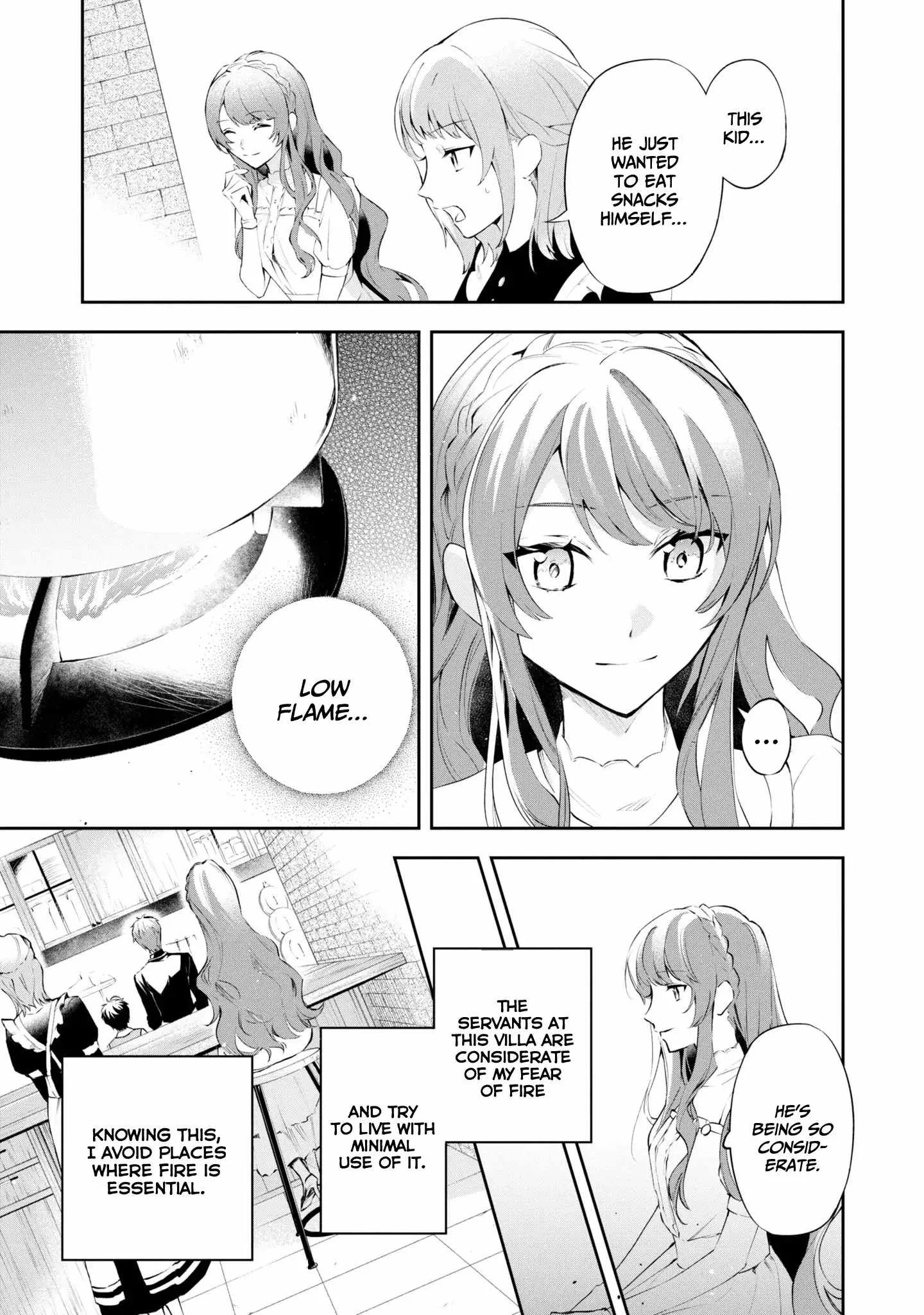 If the villainess and the villain were to meet and fall in love ~It seems the shunned heroine who formed a contract with an unnamed spirit is fighting with the nobleman yet again Chapter 17 page 24