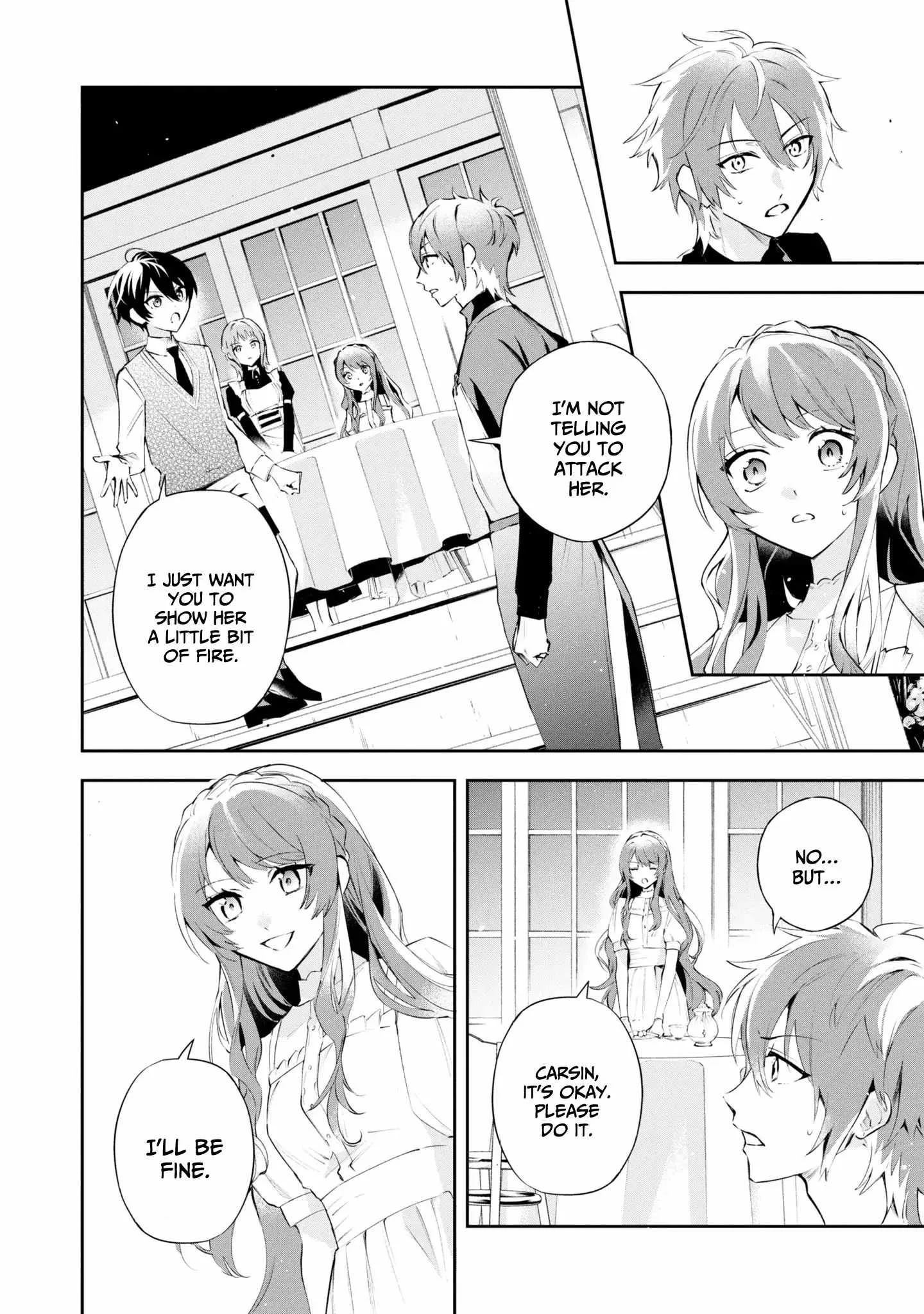 If the villainess and the villain were to meet and fall in love ~It seems the shunned heroine who formed a contract with an unnamed spirit is fighting with the nobleman yet again Chapter 17 page 29