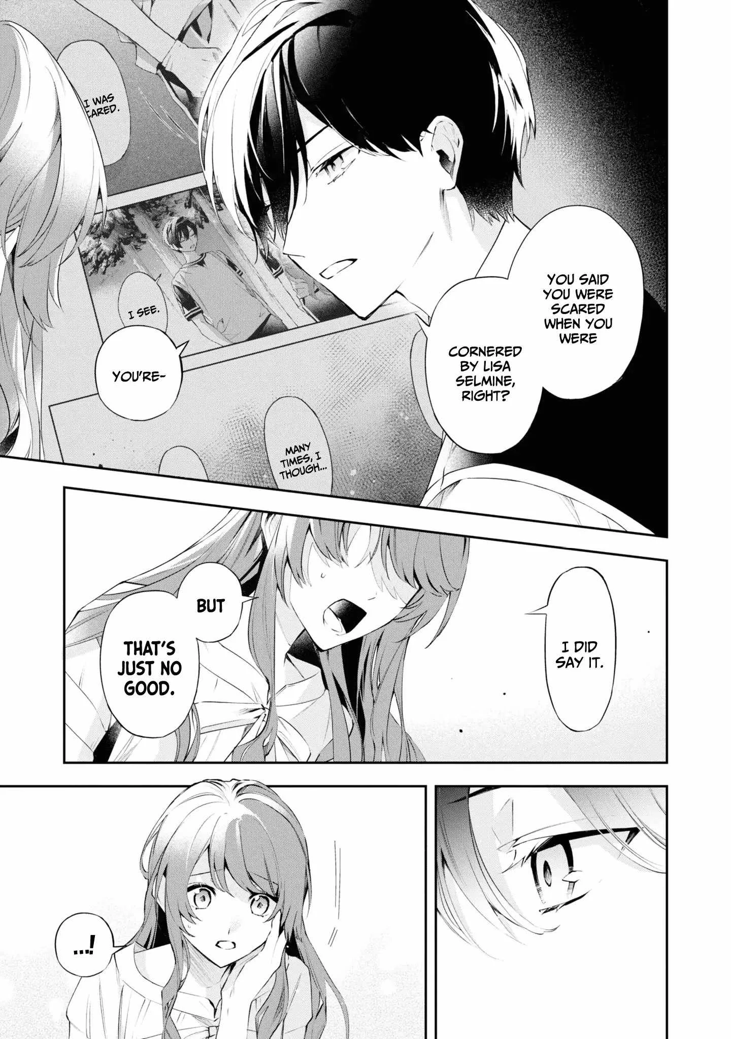 If the villainess and the villain were to meet and fall in love ~It seems the shunned heroine who formed a contract with an unnamed spirit is fighting with the nobleman yet again Chapter 18 page 28