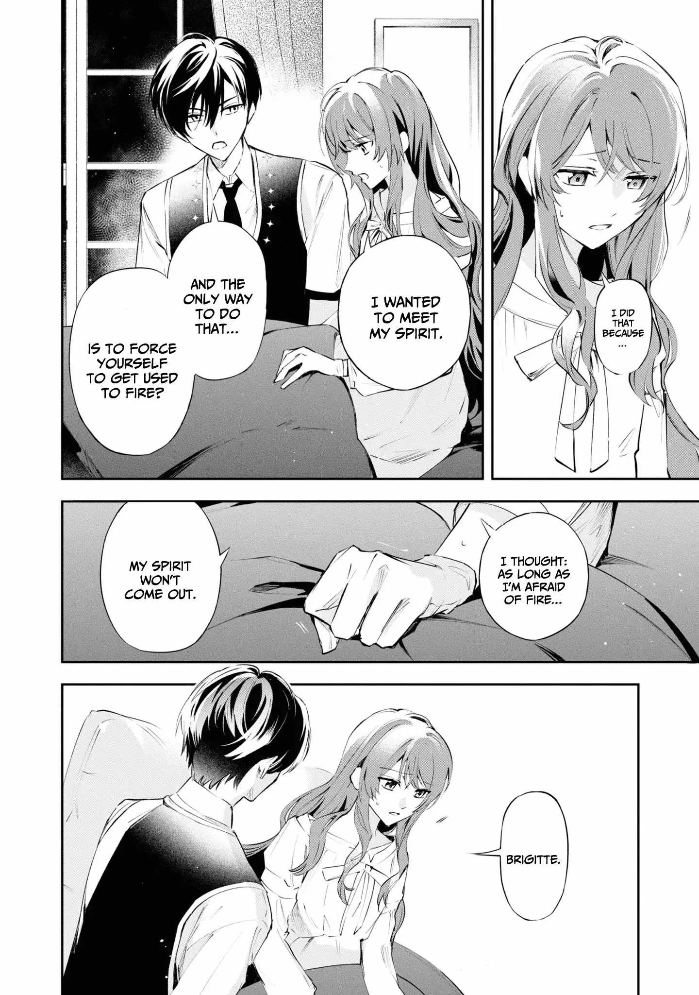 If the villainess and the villain were to meet and fall in love ~It seems the shunned heroine who formed a contract with an unnamed spirit is fighting with the nobleman yet again Chapter 18 page 27