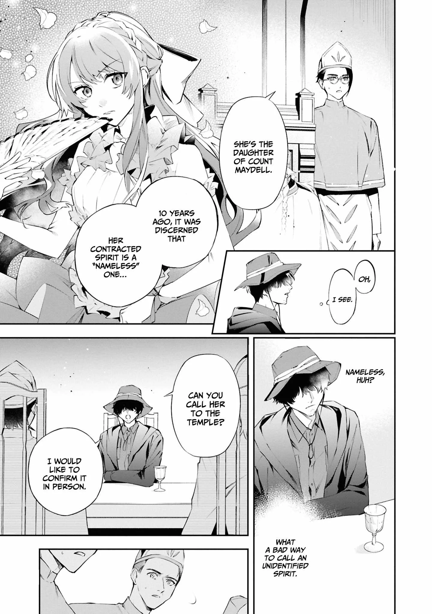 If the villainess and the villain were to meet and fall in love ~It seems the shunned heroine who formed a contract with an unnamed spirit is fighting with the nobleman yet again Chapter 20 page 8