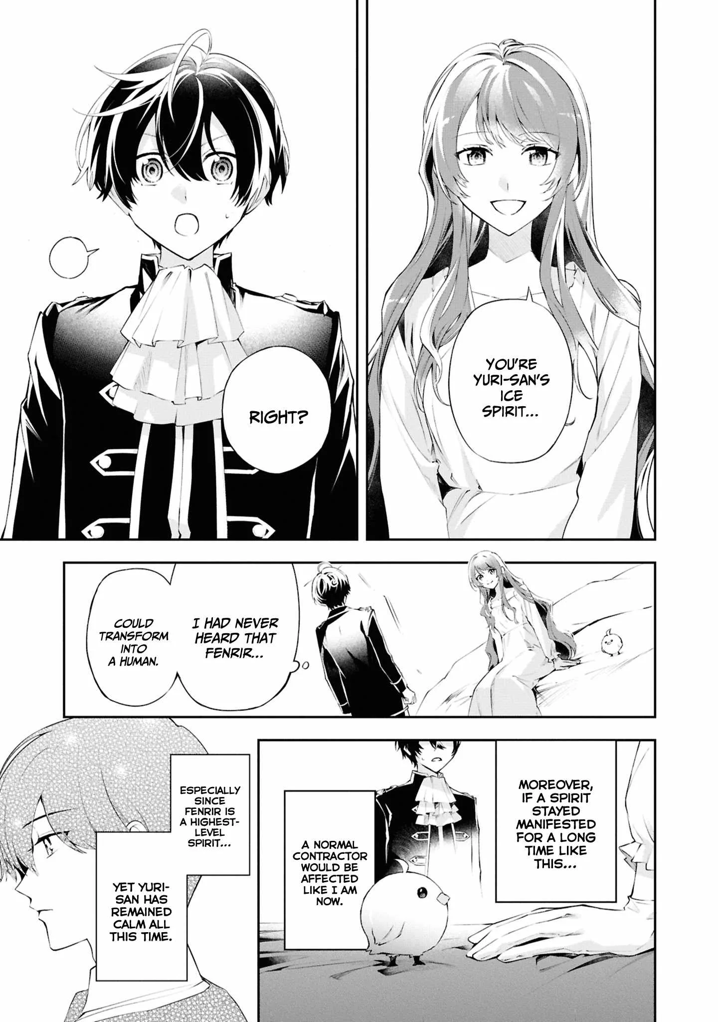 If the villainess and the villain were to meet and fall in love ~It seems the shunned heroine who formed a contract with an unnamed spirit is fighting with the nobleman yet again Chapter 20 page 30