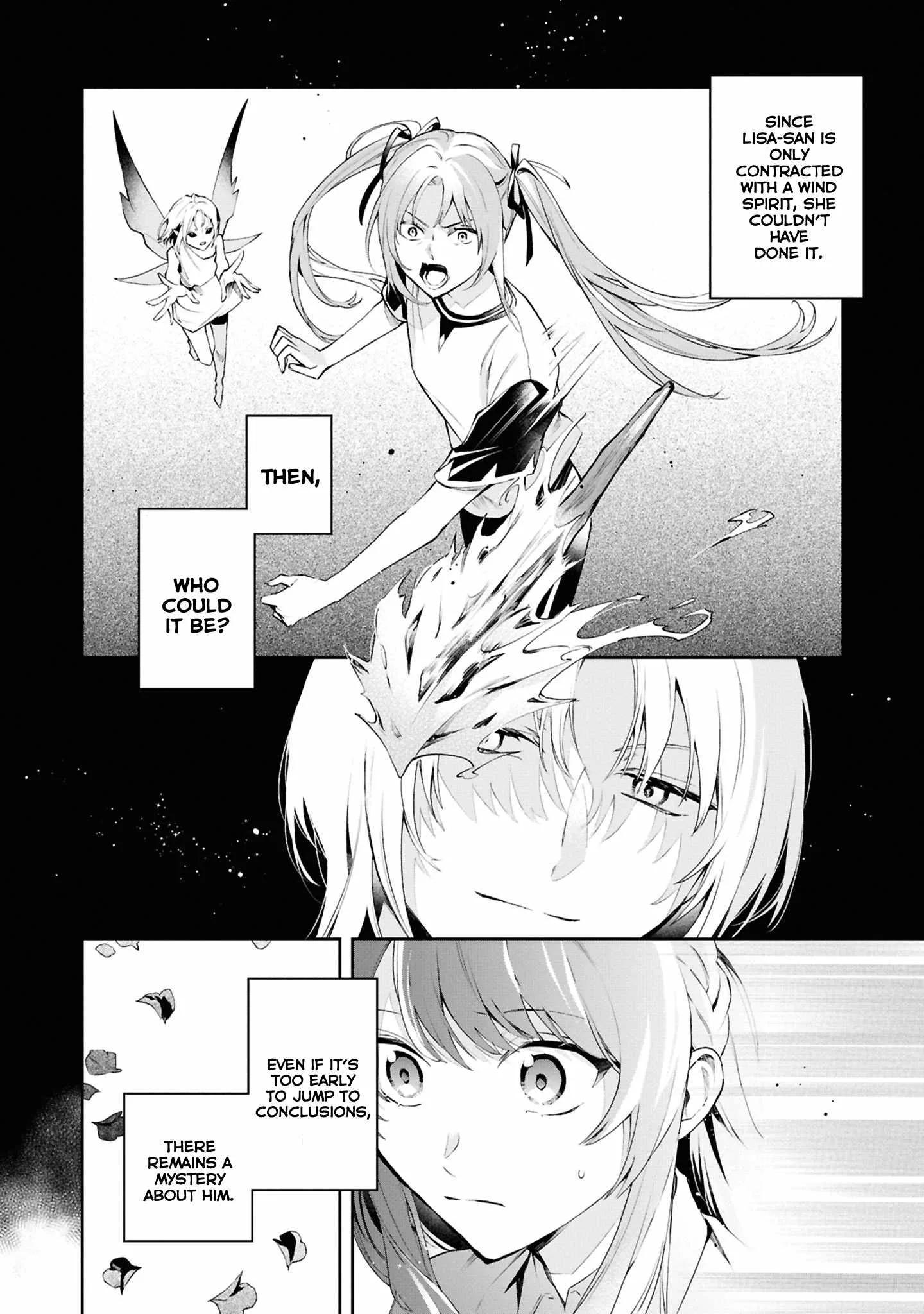 If the villainess and the villain were to meet and fall in love ~It seems the shunned heroine who formed a contract with an unnamed spirit is fighting with the nobleman yet again Chapter 21 page 13
