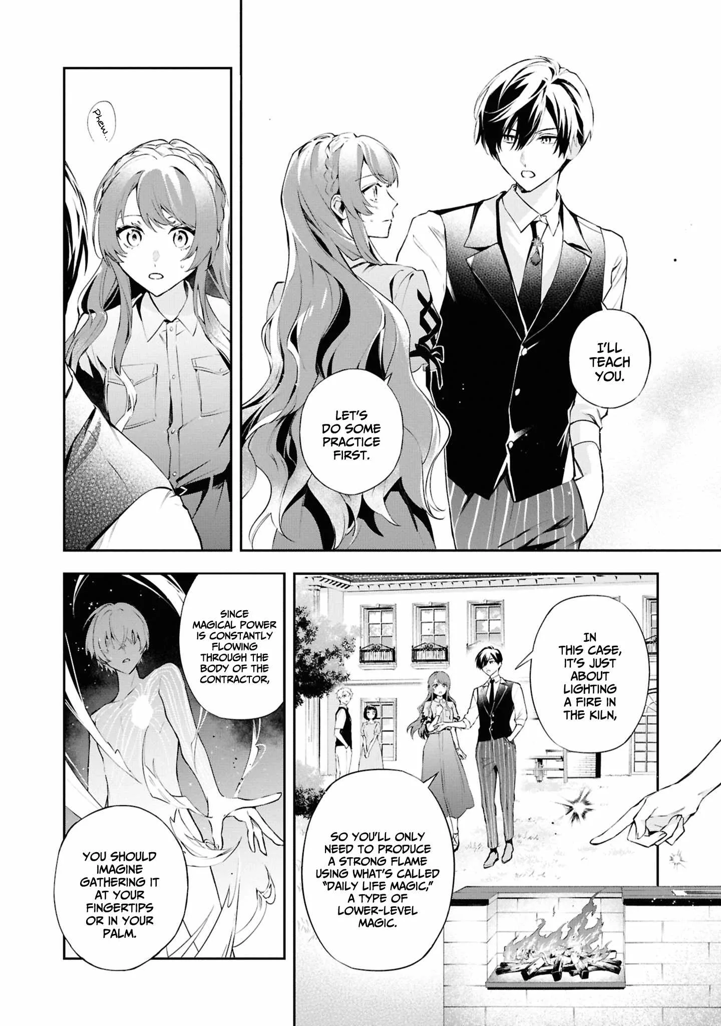 If the villainess and the villain were to meet and fall in love ~It seems the shunned heroine who formed a contract with an unnamed spirit is fighting with the nobleman yet again Chapter 21 page 19