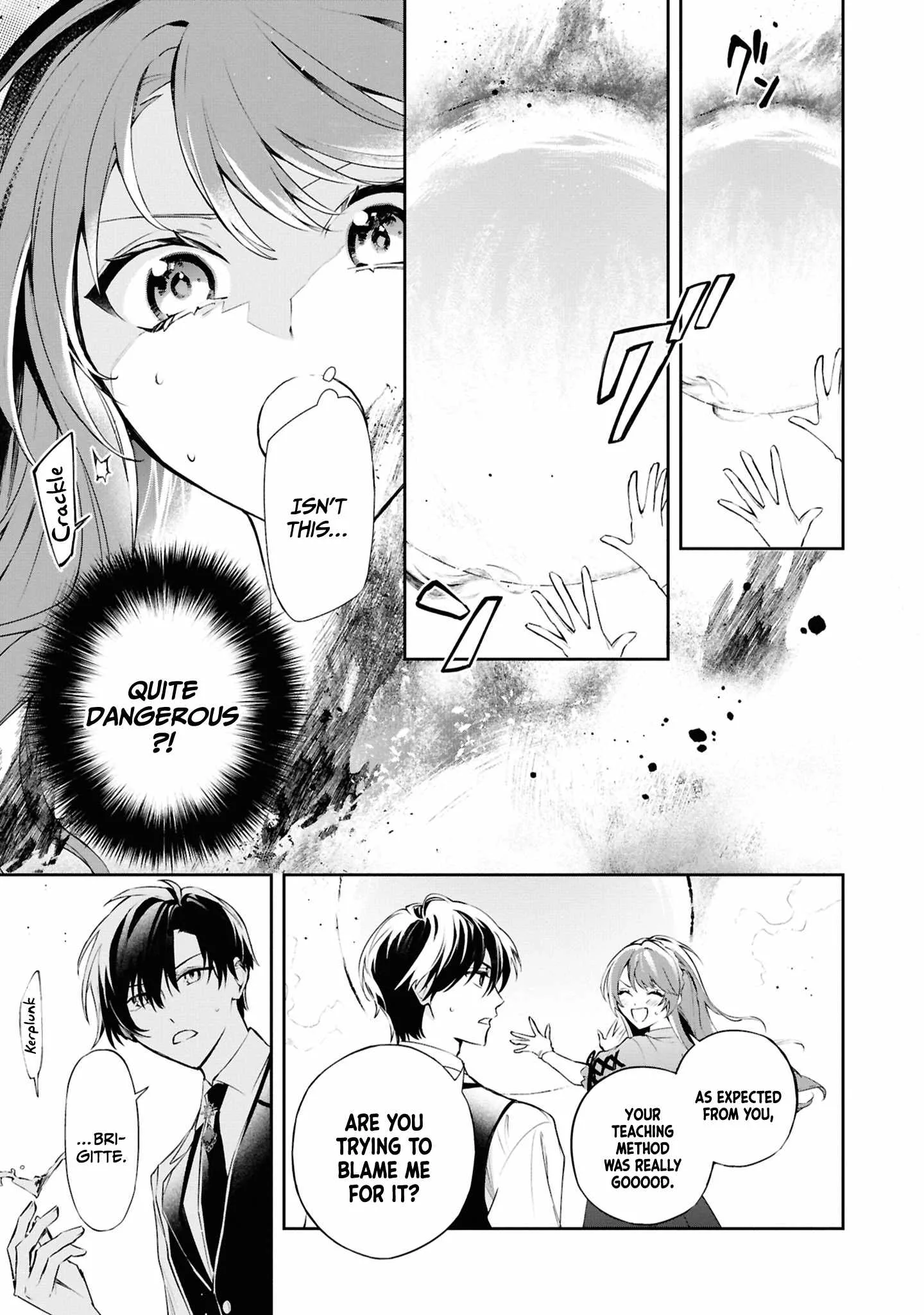 If the villainess and the villain were to meet and fall in love ~It seems the shunned heroine who formed a contract with an unnamed spirit is fighting with the nobleman yet again Chapter 21 page 28