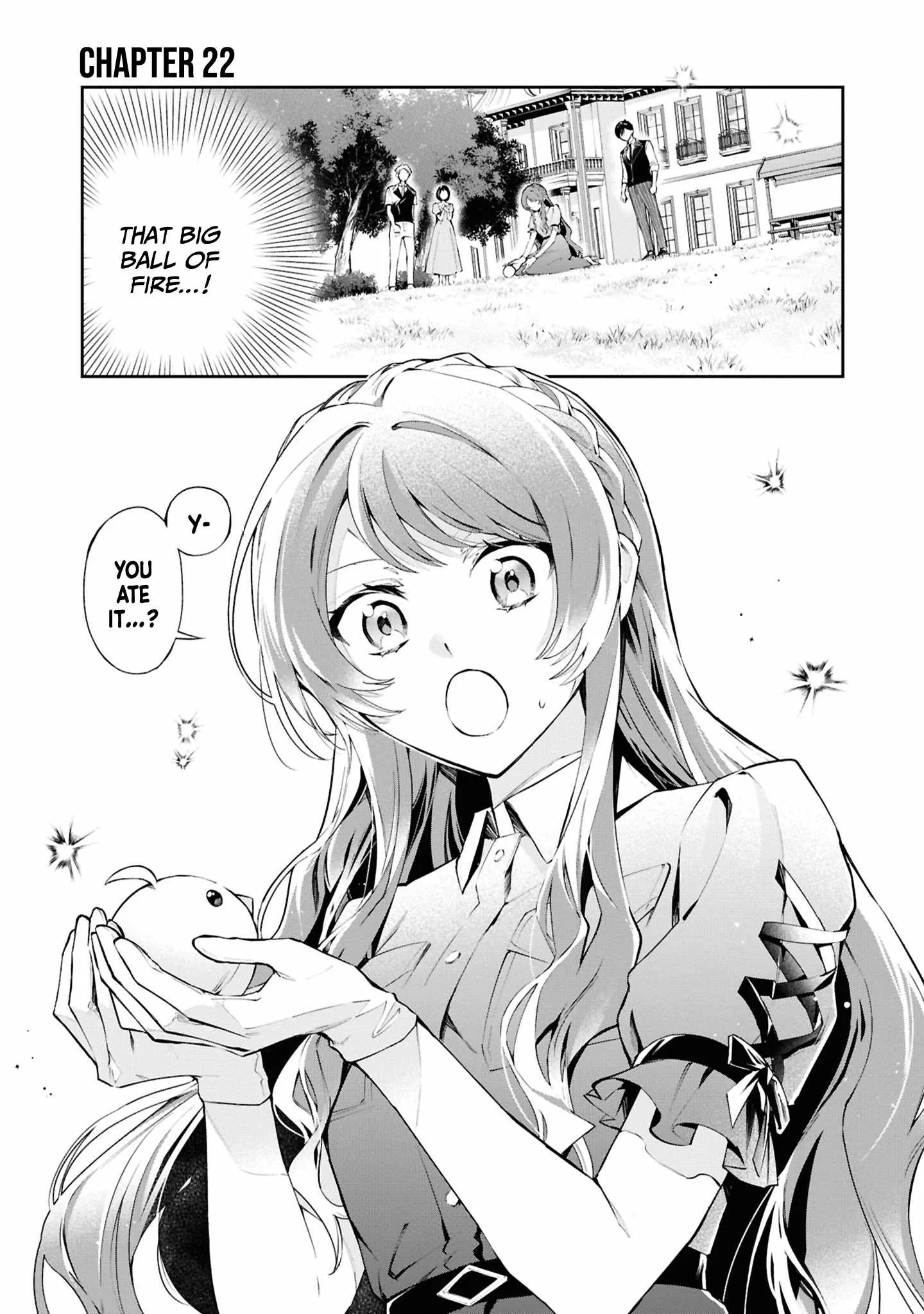 If the villainess and the villain were to meet and fall in love ~It seems the shunned heroine who formed a contract with an unnamed spirit is fighting with the nobleman yet again Chapter 22 page 2