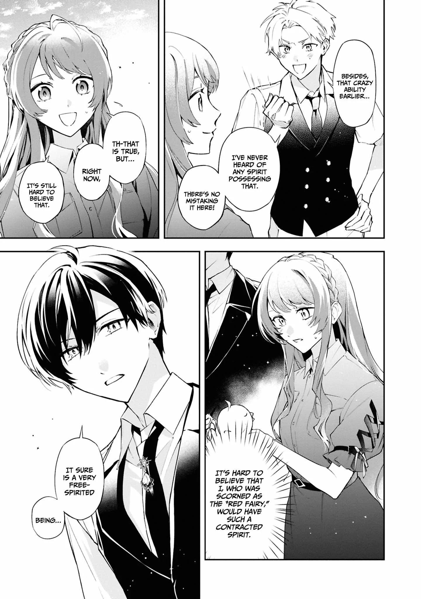 If the villainess and the villain were to meet and fall in love ~It seems the shunned heroine who formed a contract with an unnamed spirit is fighting with the nobleman yet again Chapter 22 page 6