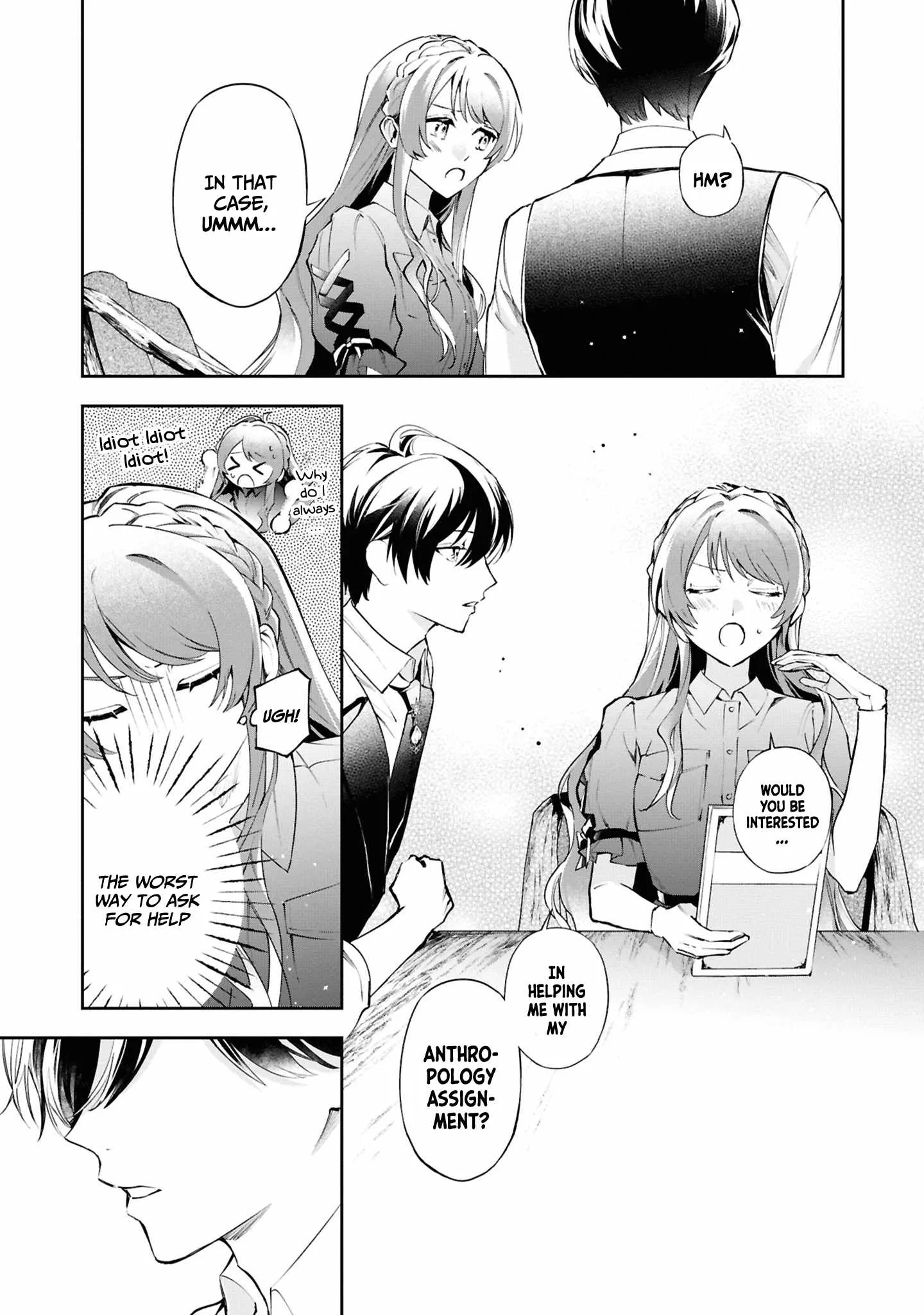 If the villainess and the villain were to meet and fall in love ~It seems the shunned heroine who formed a contract with an unnamed spirit is fighting with the nobleman yet again Chapter 22 page 16