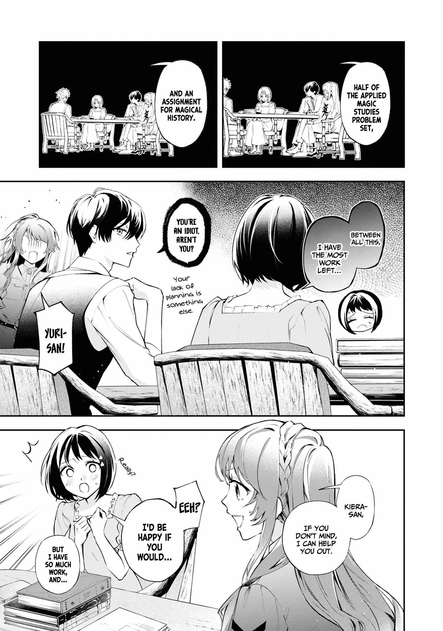 If the villainess and the villain were to meet and fall in love ~It seems the shunned heroine who formed a contract with an unnamed spirit is fighting with the nobleman yet again Chapter 22 page 14