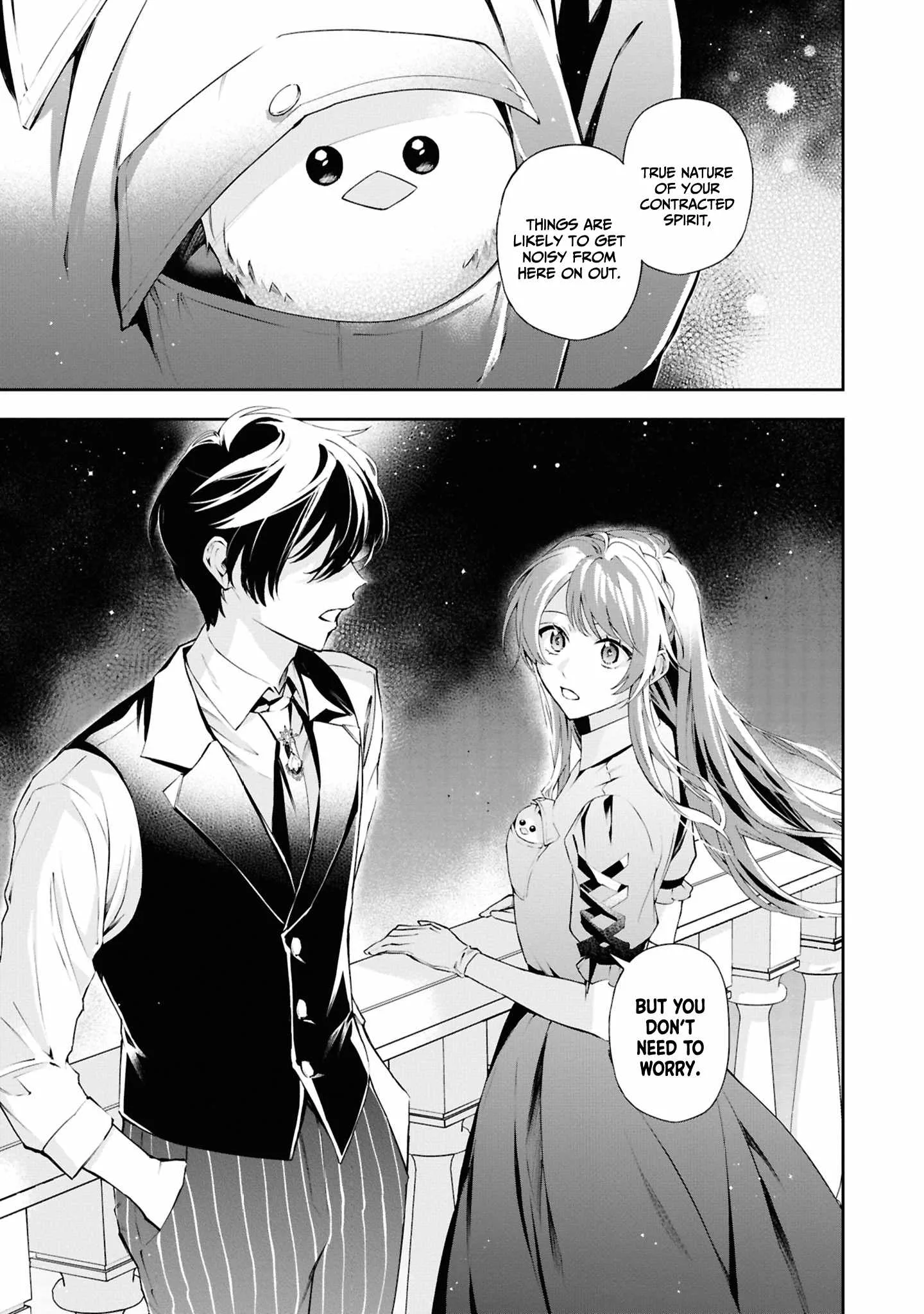 If the villainess and the villain were to meet and fall in love ~It seems the shunned heroine who formed a contract with an unnamed spirit is fighting with the nobleman yet again Chapter 22 page 28