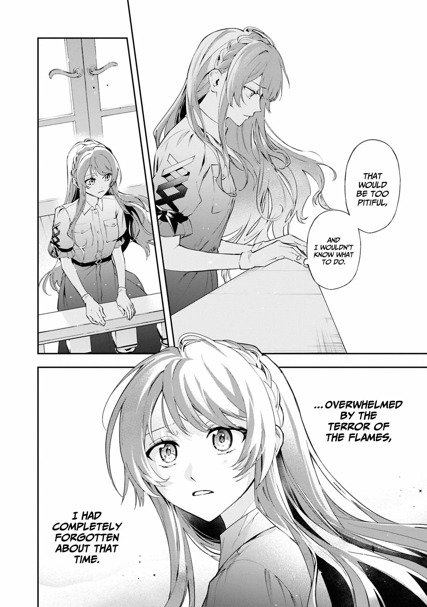 If the villainess and the villain were to meet and fall in love ~It seems the shunned heroine who formed a contract with an unnamed spirit is fighting with the nobleman yet again Chapter 22 page 25