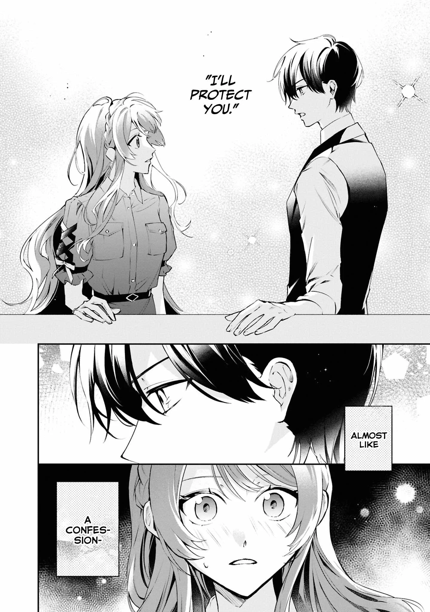 If the villainess and the villain were to meet and fall in love ~It seems the shunned heroine who formed a contract with an unnamed spirit is fighting with the nobleman yet again Chapter 23 page 3