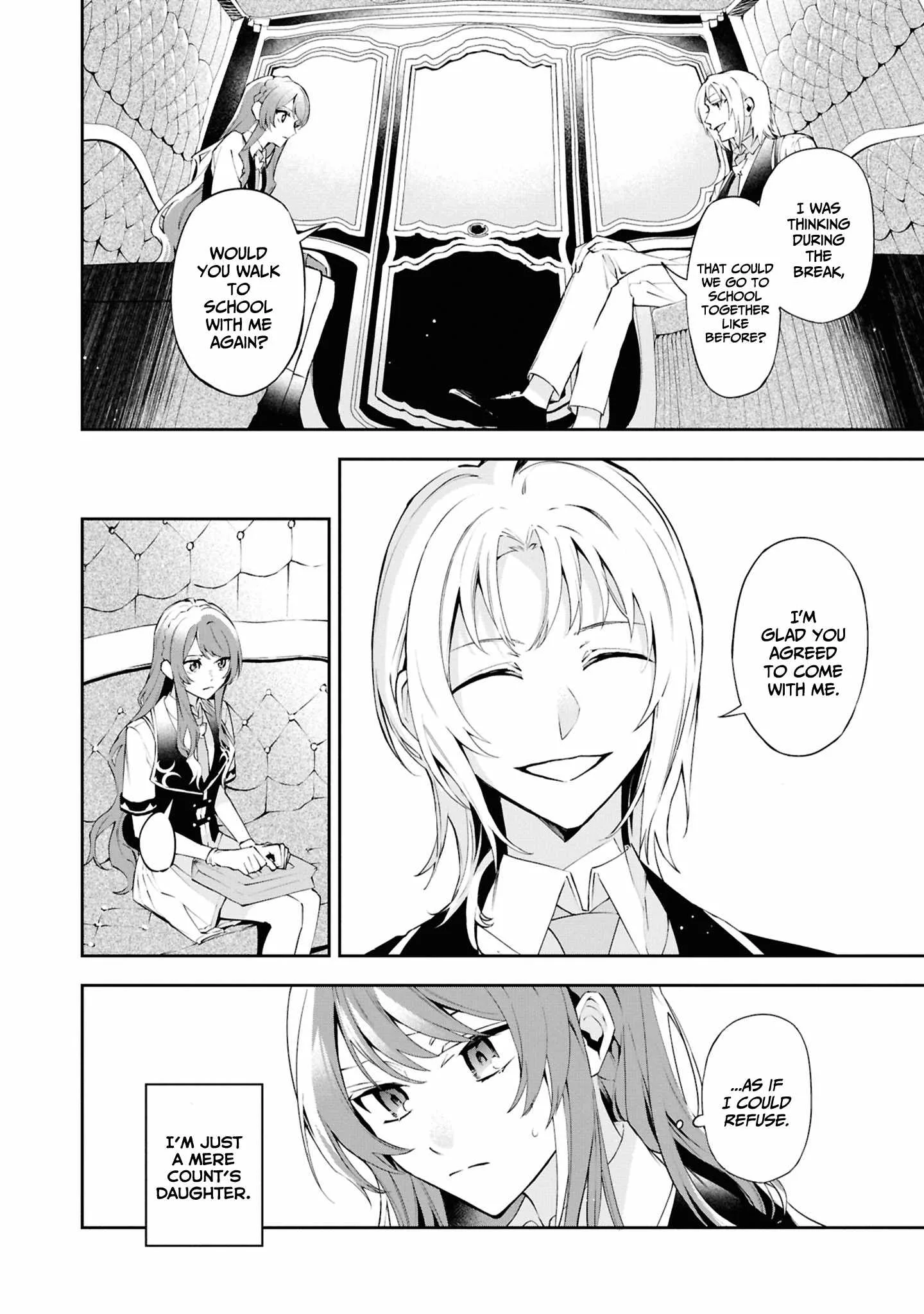 If the villainess and the villain were to meet and fall in love ~It seems the shunned heroine who formed a contract with an unnamed spirit is fighting with the nobleman yet again Chapter 23 page 17