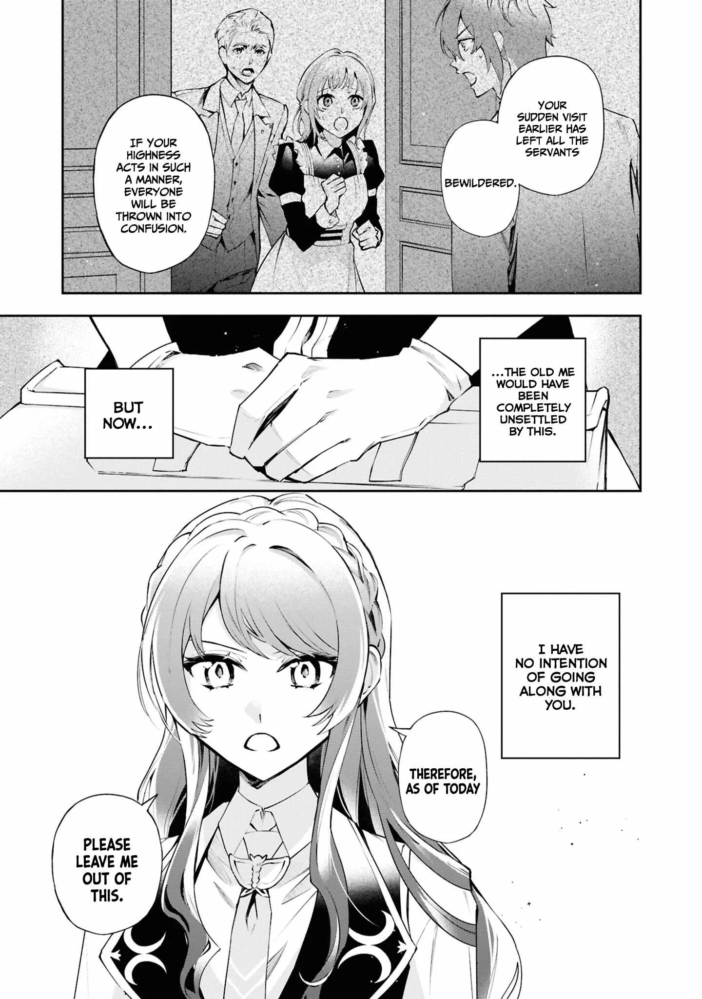 If the villainess and the villain were to meet and fall in love ~It seems the shunned heroine who formed a contract with an unnamed spirit is fighting with the nobleman yet again Chapter 23 page 20