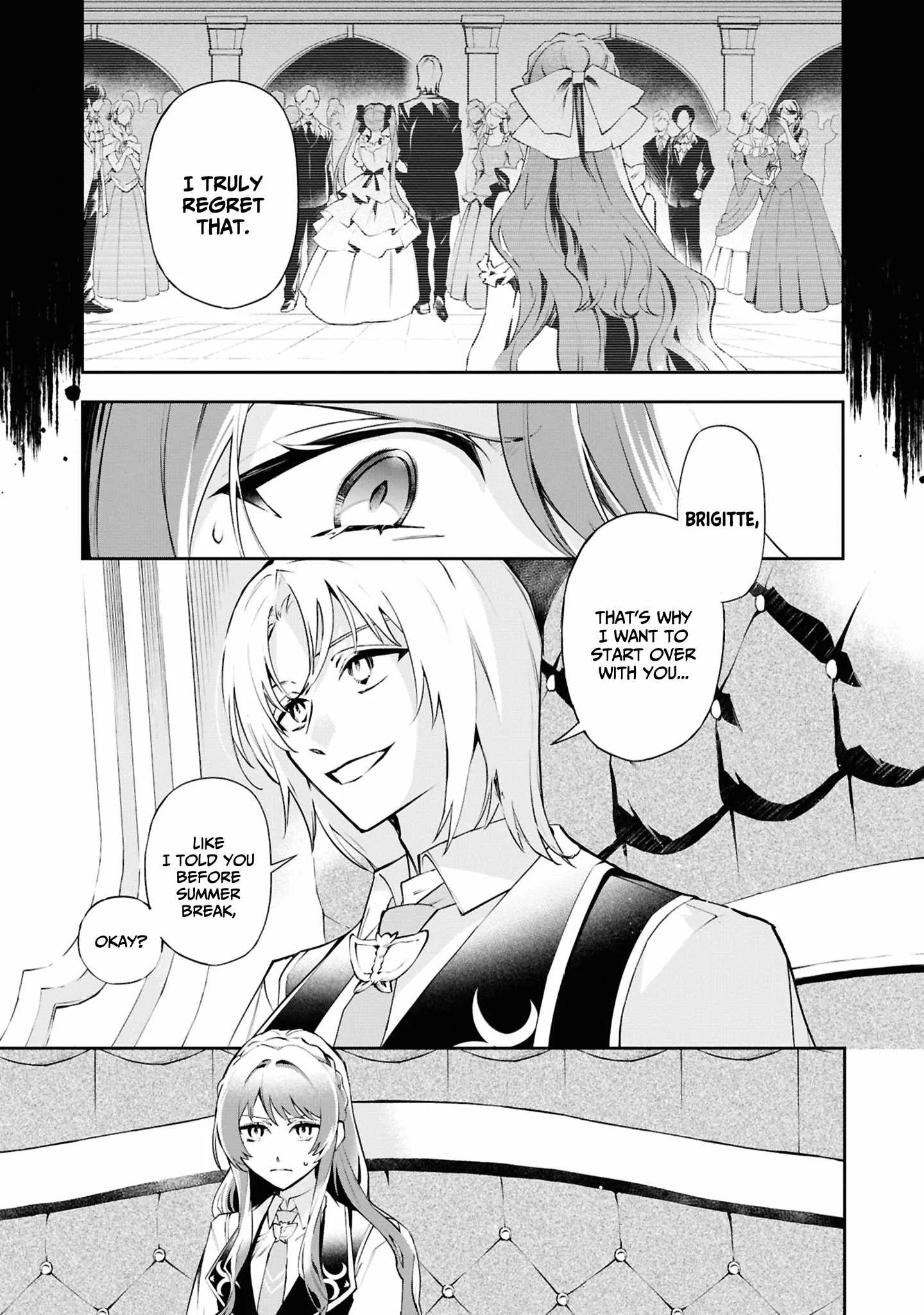 If the villainess and the villain were to meet and fall in love ~It seems the shunned heroine who formed a contract with an unnamed spirit is fighting with the nobleman yet again Chapter 23 page 22