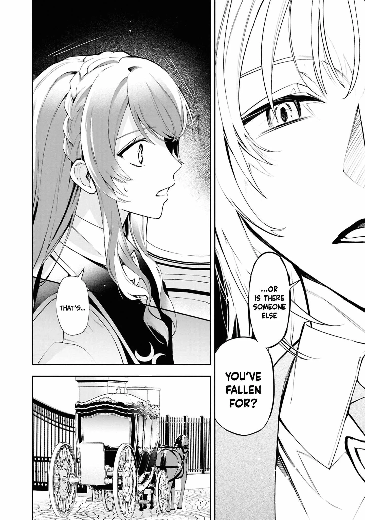 If the villainess and the villain were to meet and fall in love ~It seems the shunned heroine who formed a contract with an unnamed spirit is fighting with the nobleman yet again Chapter 23 page 23