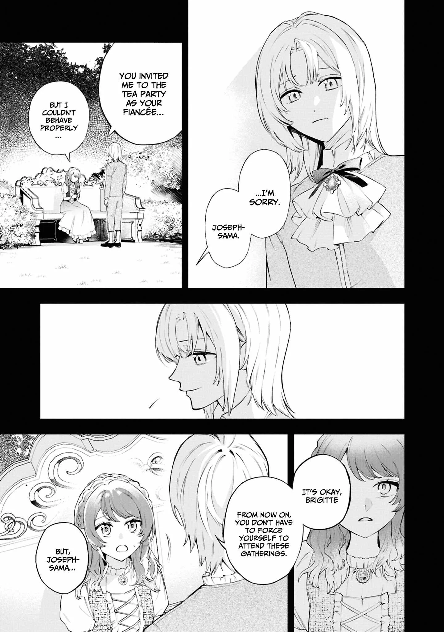 If the villainess and the villain were to meet and fall in love ~It seems the shunned heroine who formed a contract with an unnamed spirit is fighting with the nobleman yet again Chapter 24 page 4