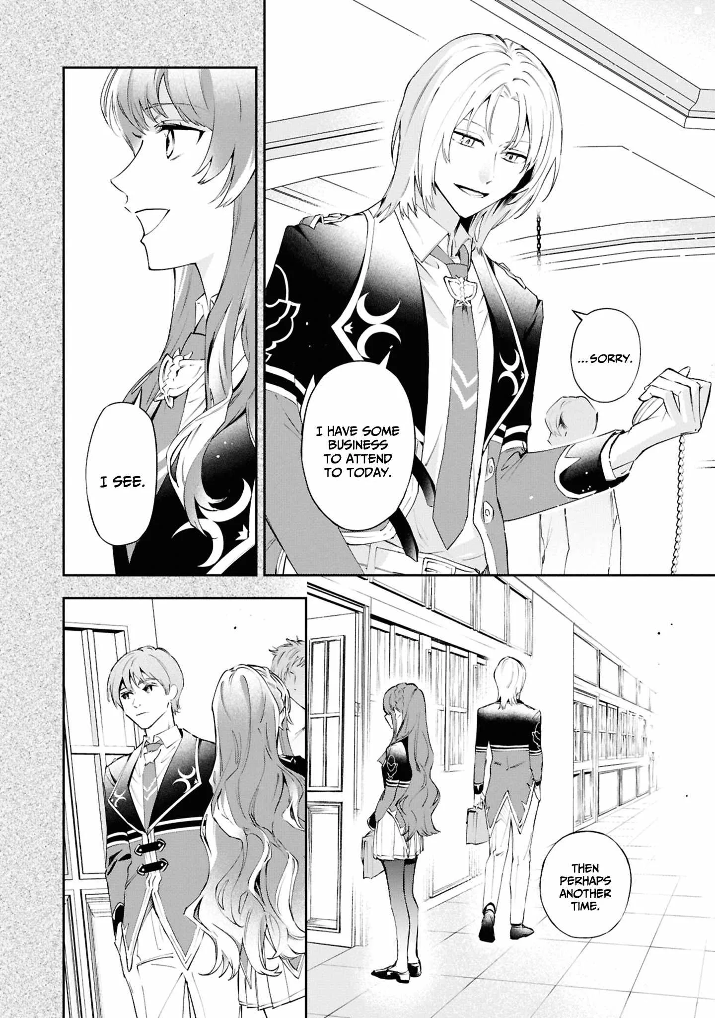 If the villainess and the villain were to meet and fall in love ~It seems the shunned heroine who formed a contract with an unnamed spirit is fighting with the nobleman yet again Chapter 24 page 7