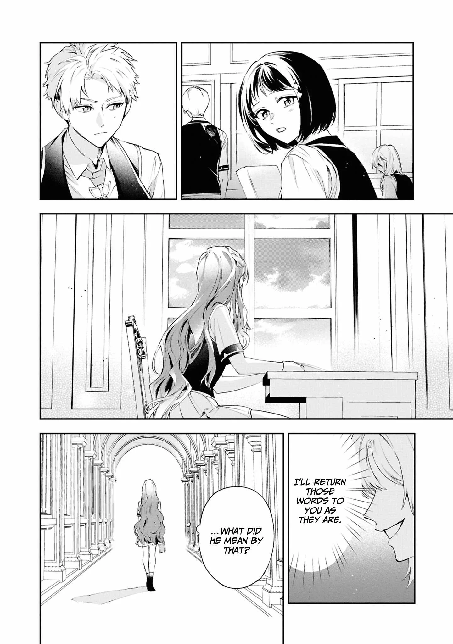 If the villainess and the villain were to meet and fall in love ~It seems the shunned heroine who formed a contract with an unnamed spirit is fighting with the nobleman yet again Chapter 24 page 15