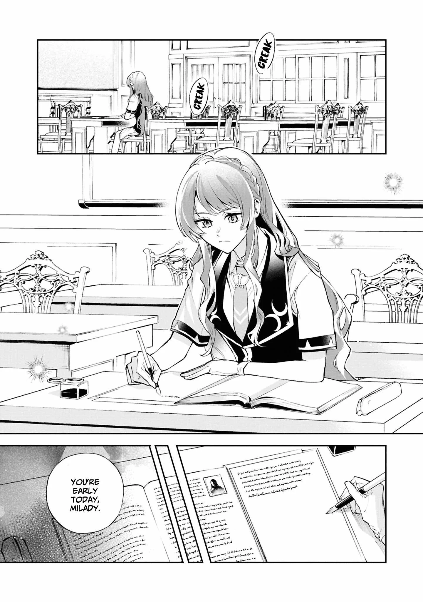 If the villainess and the villain were to meet and fall in love ~It seems the shunned heroine who formed a contract with an unnamed spirit is fighting with the nobleman yet again Chapter 25 page 2