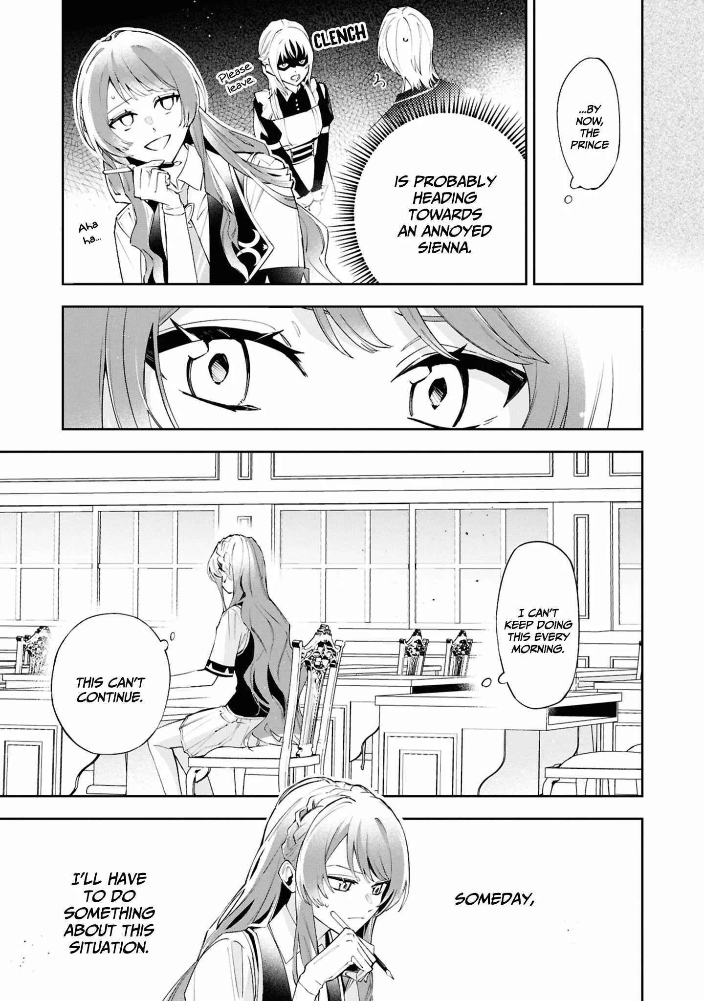 If the villainess and the villain were to meet and fall in love ~It seems the shunned heroine who formed a contract with an unnamed spirit is fighting with the nobleman yet again Chapter 25 page 4