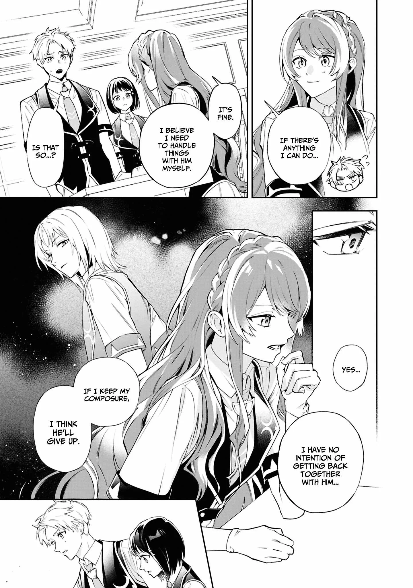 If the villainess and the villain were to meet and fall in love ~It seems the shunned heroine who formed a contract with an unnamed spirit is fighting with the nobleman yet again Chapter 25 page 6