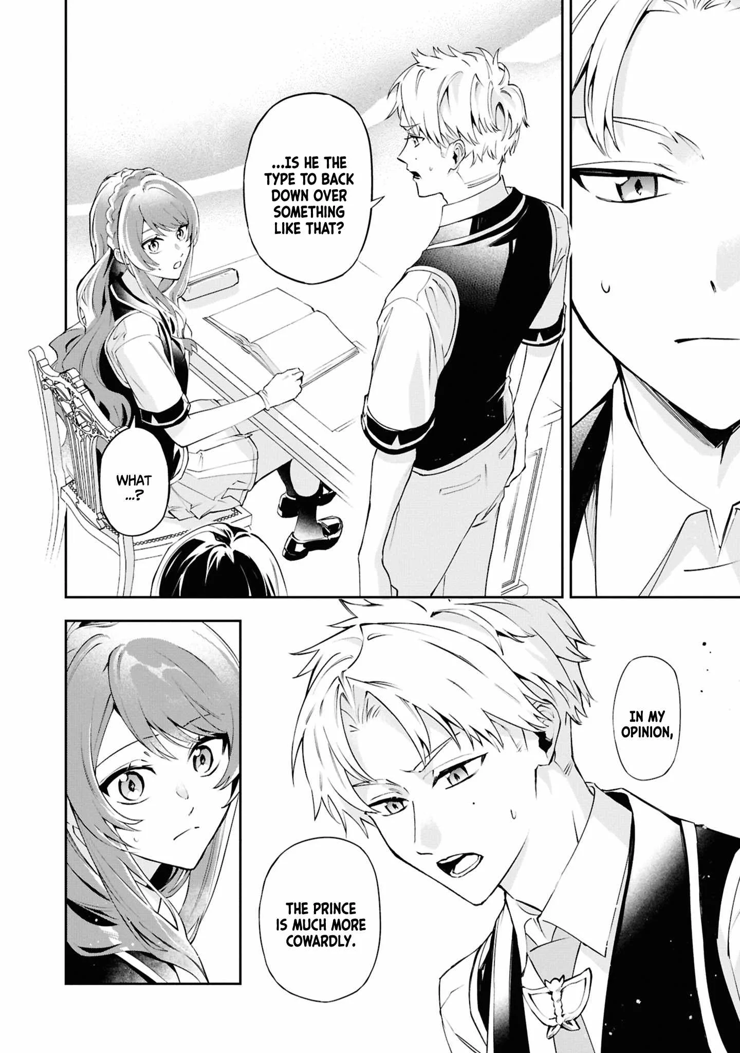 If the villainess and the villain were to meet and fall in love ~It seems the shunned heroine who formed a contract with an unnamed spirit is fighting with the nobleman yet again Chapter 25 page 7