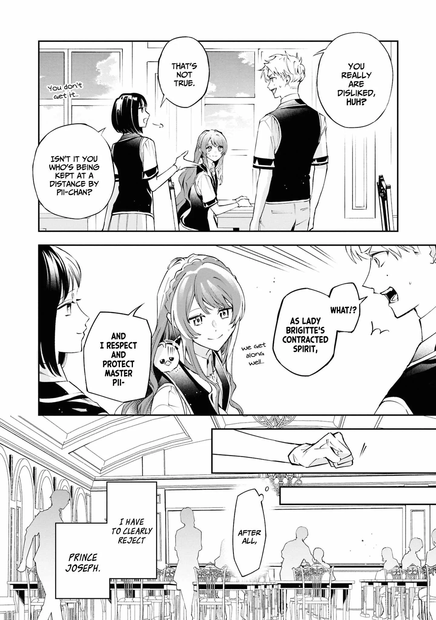 If the villainess and the villain were to meet and fall in love ~It seems the shunned heroine who formed a contract with an unnamed spirit is fighting with the nobleman yet again Chapter 25 page 9