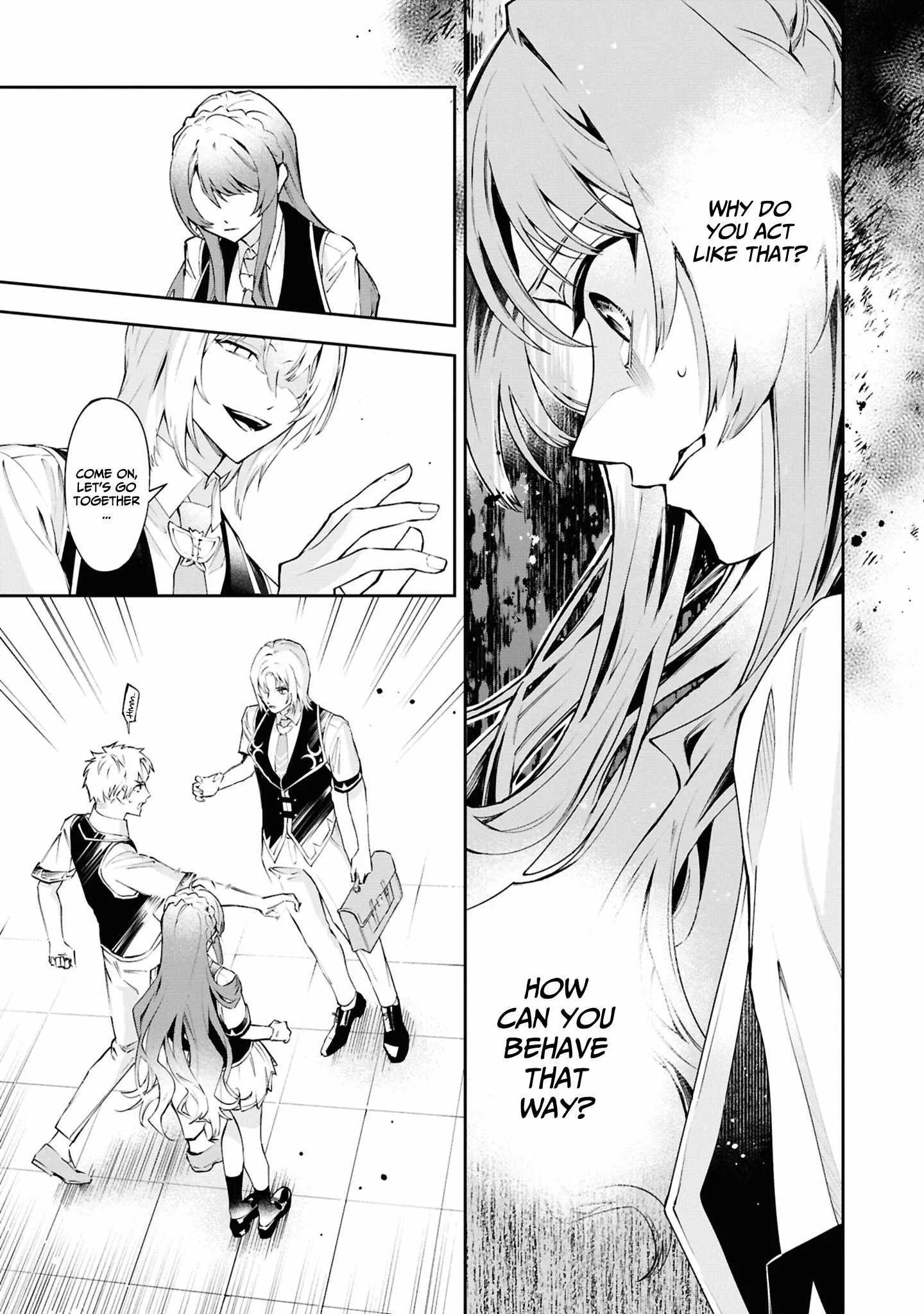 If the villainess and the villain were to meet and fall in love ~It seems the shunned heroine who formed a contract with an unnamed spirit is fighting with the nobleman yet again Chapter 25 page 14