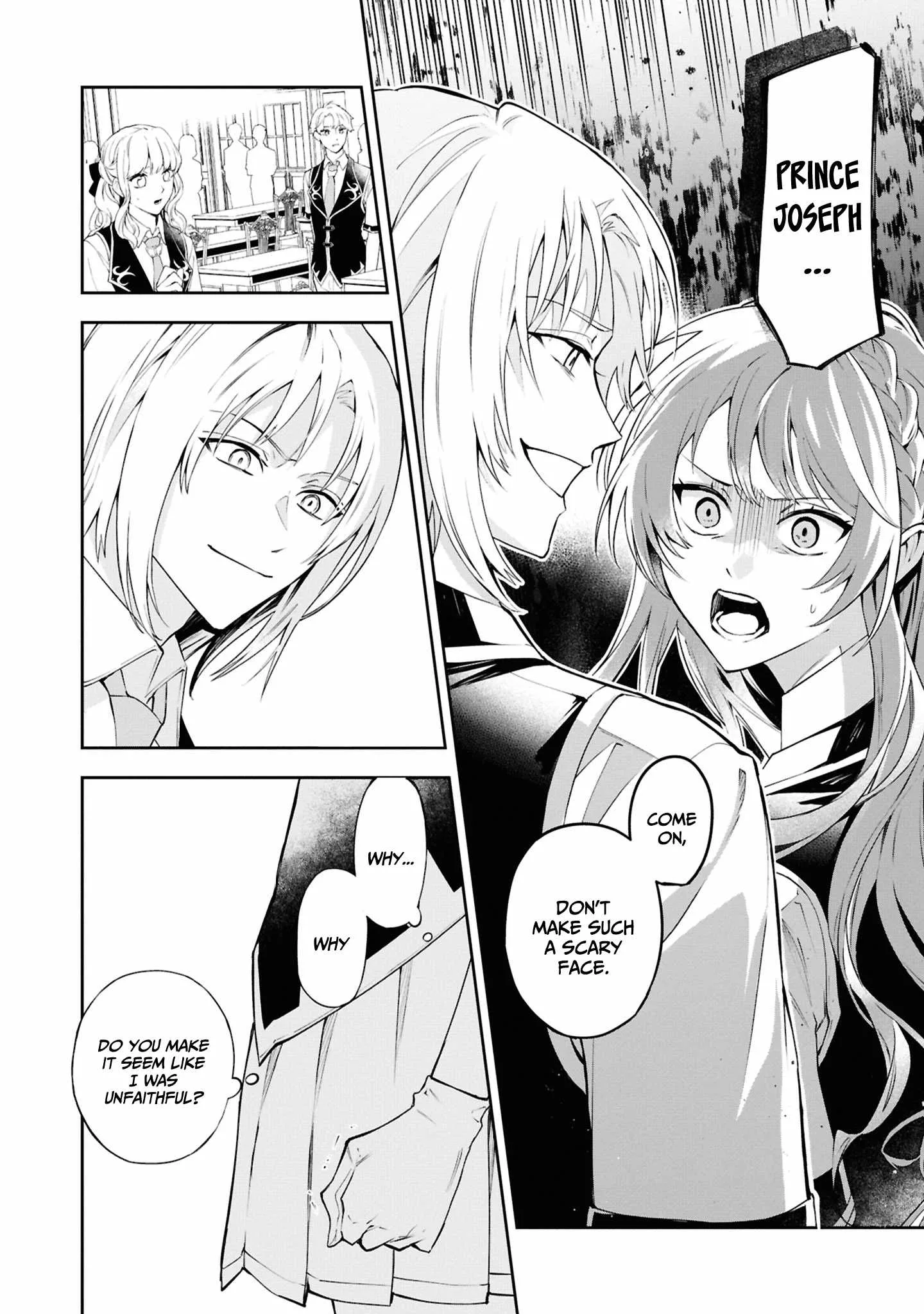 If the villainess and the villain were to meet and fall in love ~It seems the shunned heroine who formed a contract with an unnamed spirit is fighting with the nobleman yet again Chapter 25 page 17