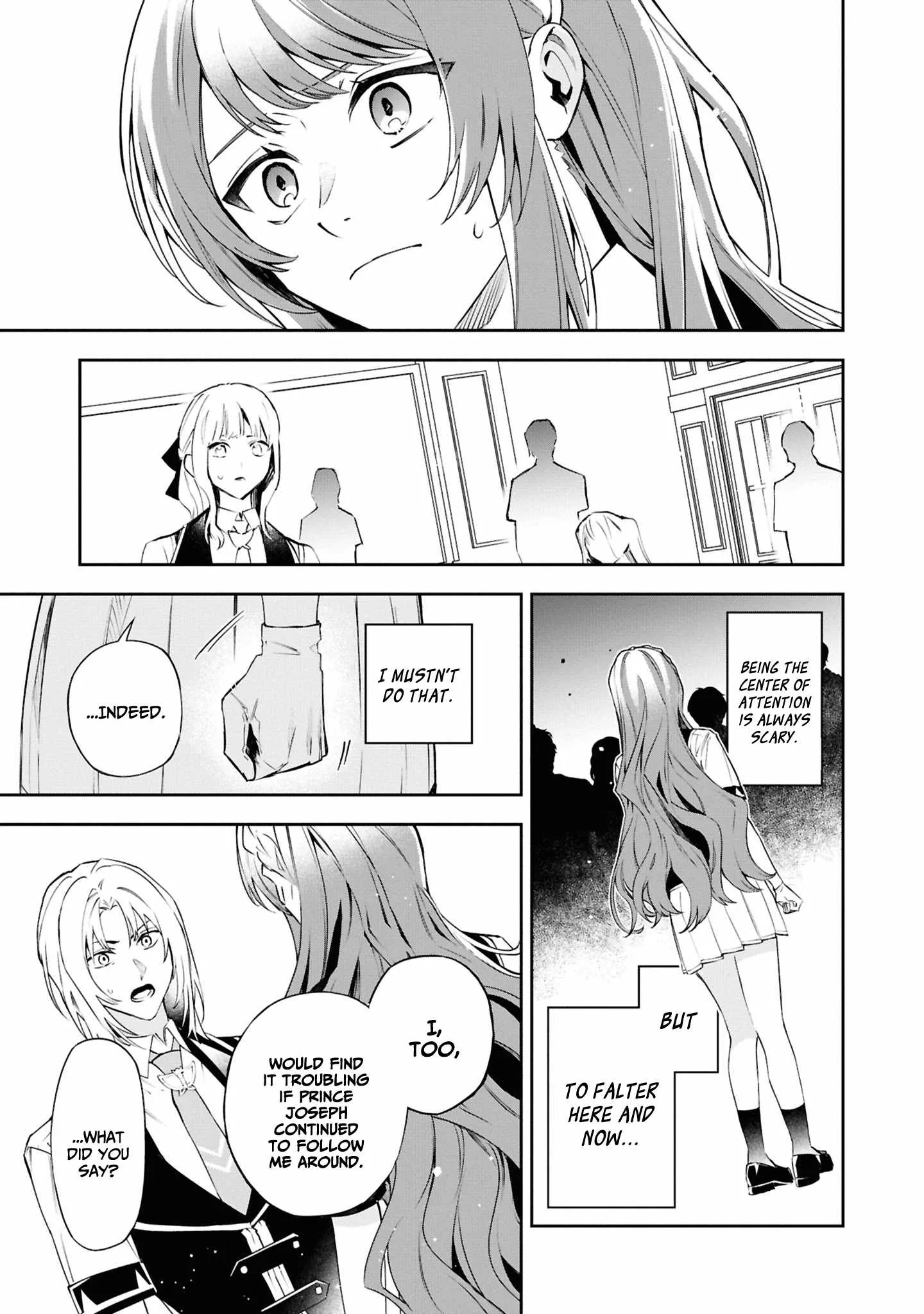 If the villainess and the villain were to meet and fall in love ~It seems the shunned heroine who formed a contract with an unnamed spirit is fighting with the nobleman yet again Chapter 25 page 26