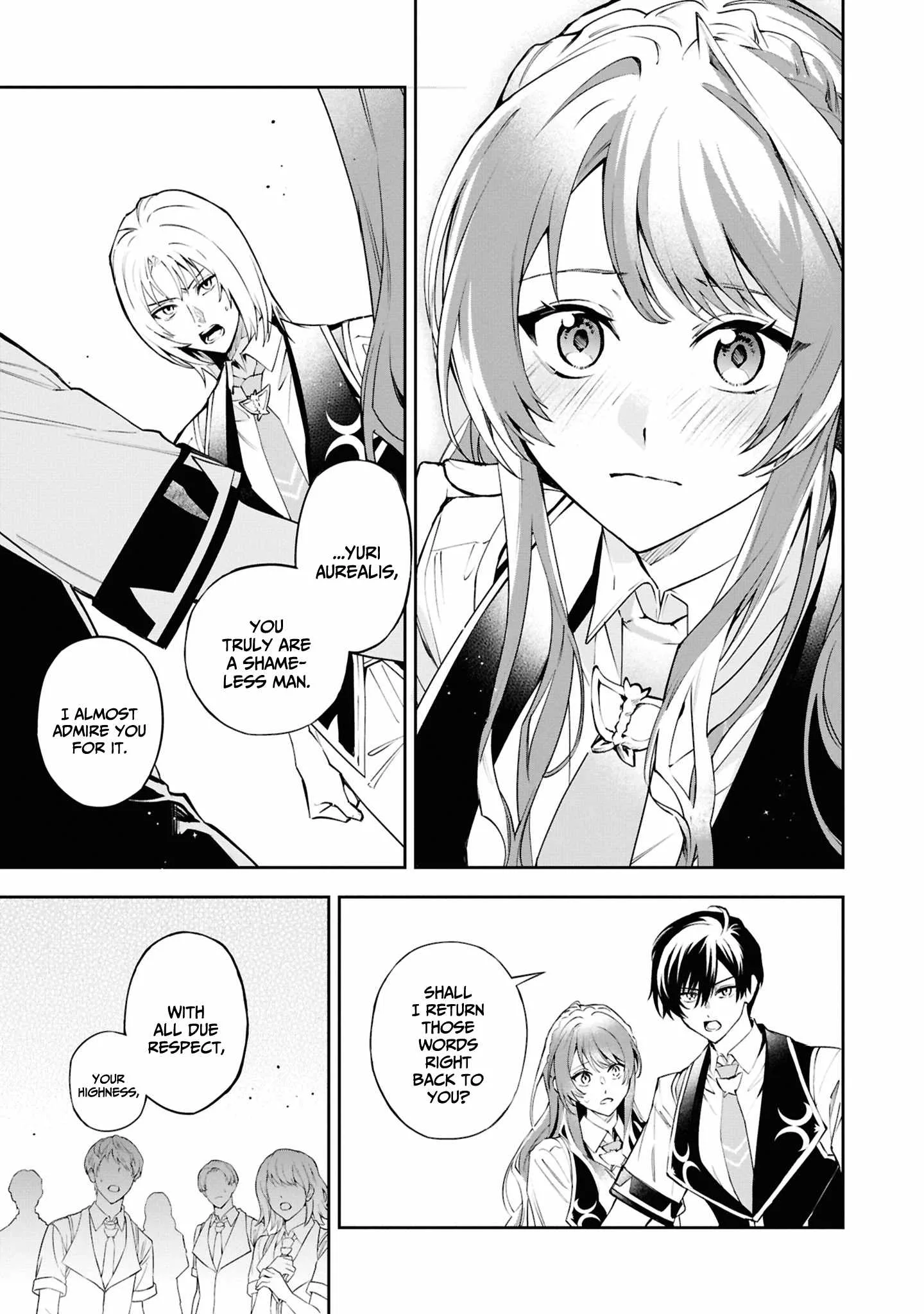 If the villainess and the villain were to meet and fall in love ~It seems the shunned heroine who formed a contract with an unnamed spirit is fighting with the nobleman yet again Chapter 25 page 24