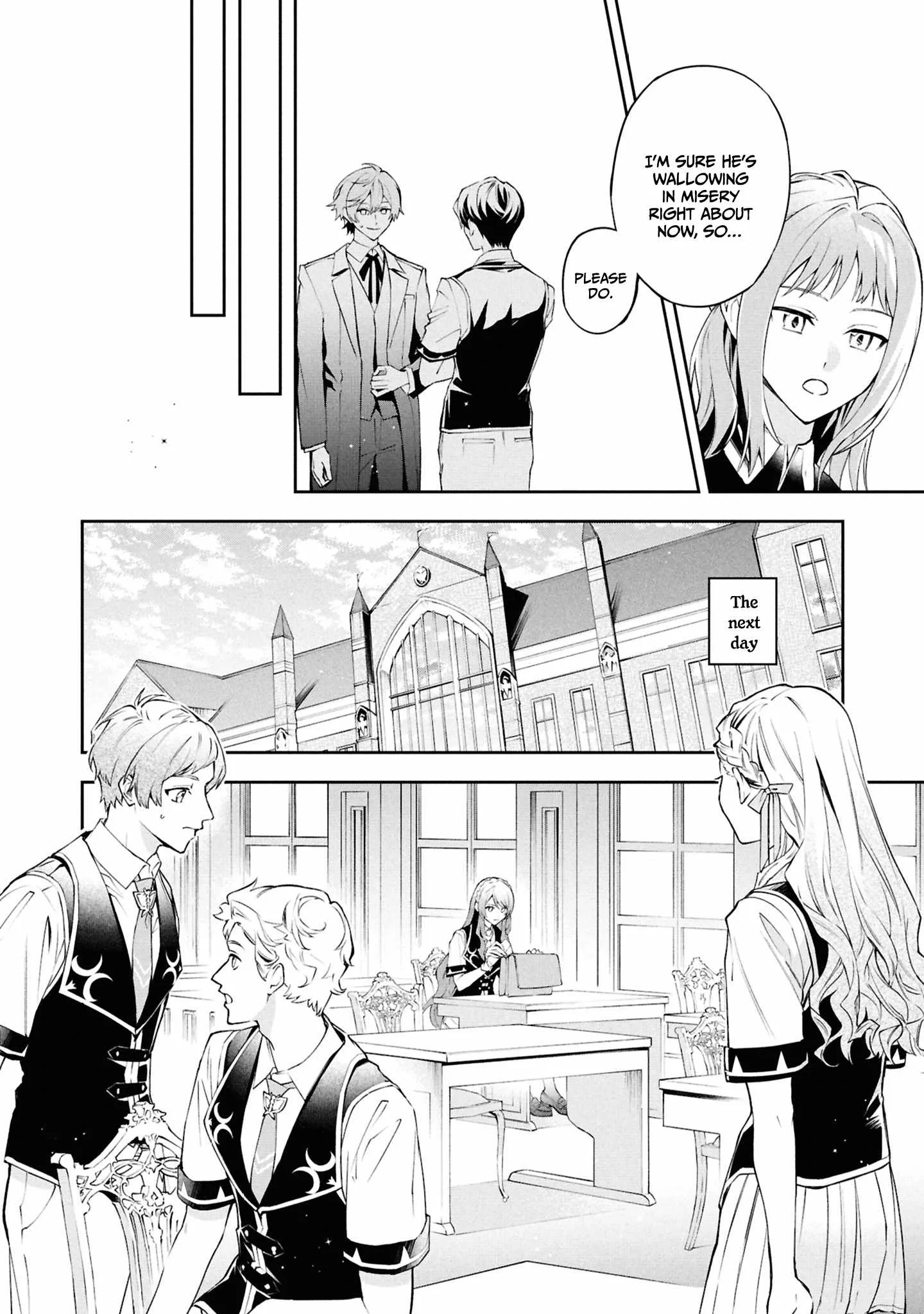 If the villainess and the villain were to meet and fall in love ~It seems the shunned heroine who formed a contract with an unnamed spirit is fighting with the nobleman yet again Chapter 26 page 15