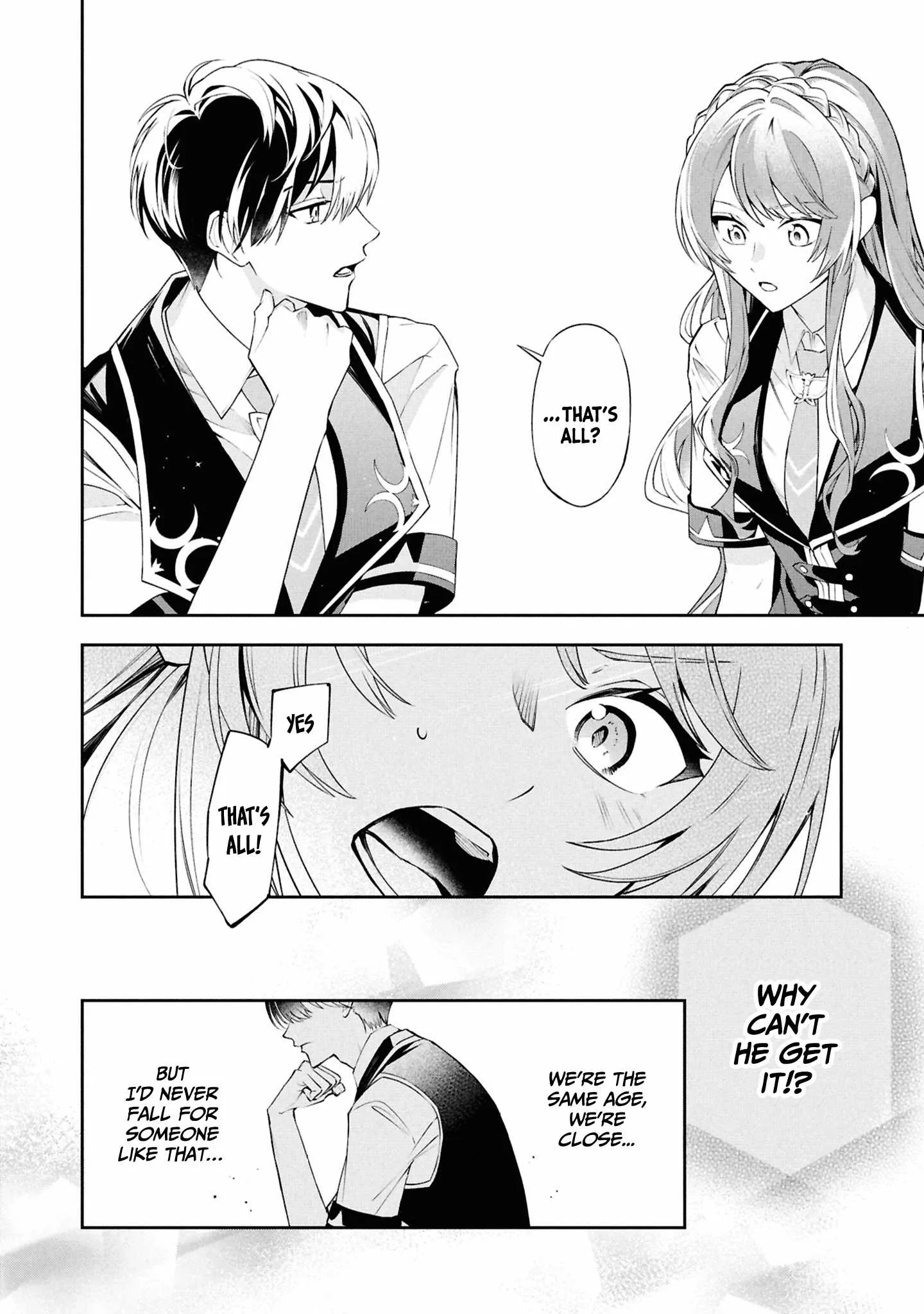 If the villainess and the villain were to meet and fall in love ~It seems the shunned heroine who formed a contract with an unnamed spirit is fighting with the nobleman yet again Chapter 26 page 21