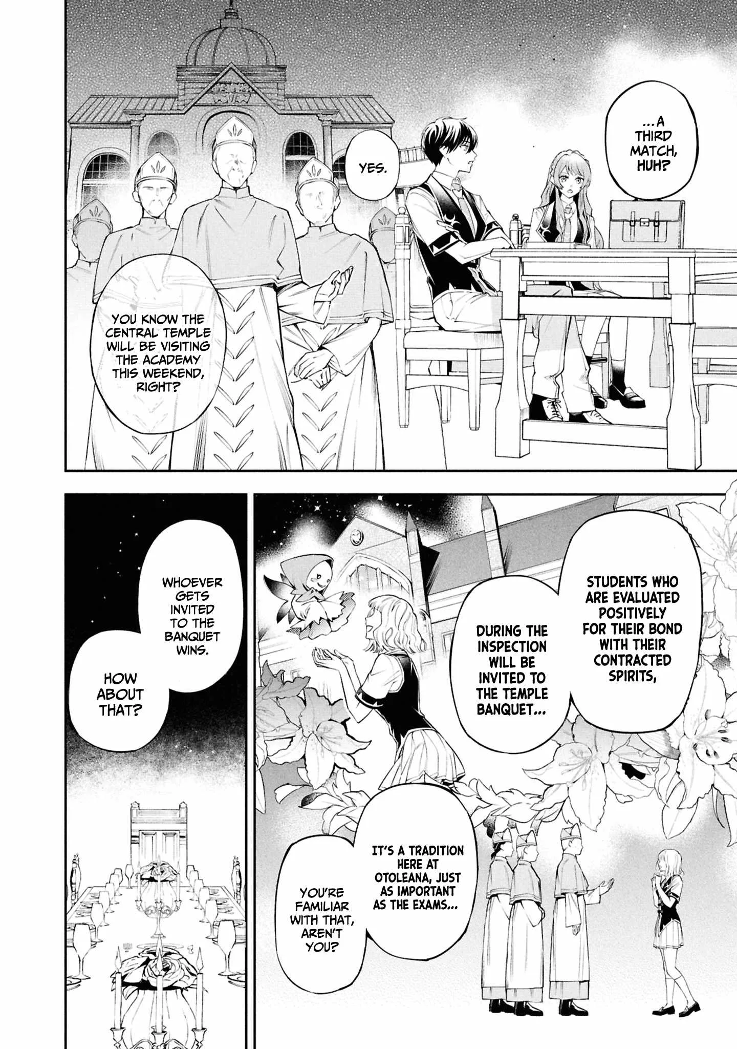 If the villainess and the villain were to meet and fall in love ~It seems the shunned heroine who formed a contract with an unnamed spirit is fighting with the nobleman yet again Chapter 26 page 27