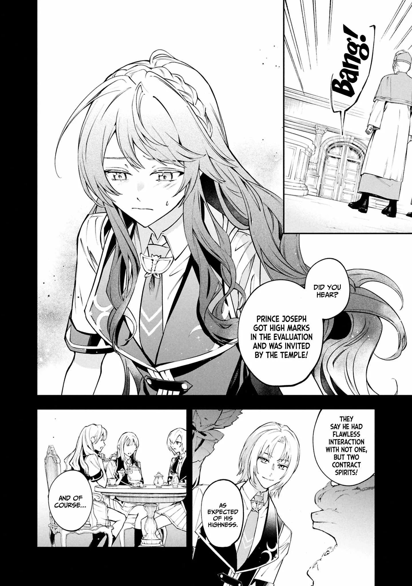 If the villainess and the villain were to meet and fall in love ~It seems the shunned heroine who formed a contract with an unnamed spirit is fighting with the nobleman yet again Chapter 27 page 7
