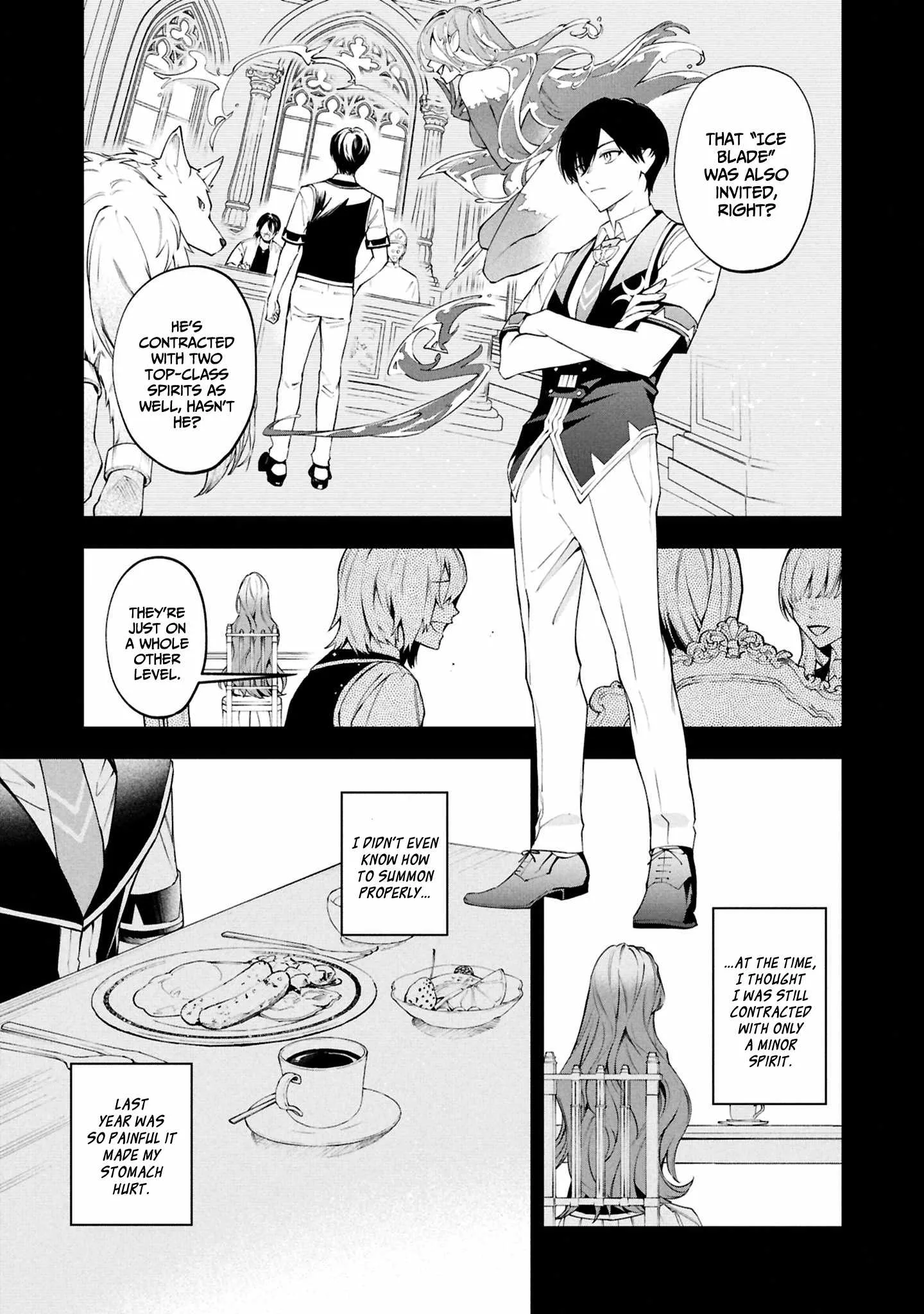 If the villainess and the villain were to meet and fall in love ~It seems the shunned heroine who formed a contract with an unnamed spirit is fighting with the nobleman yet again Chapter 27 page 8
