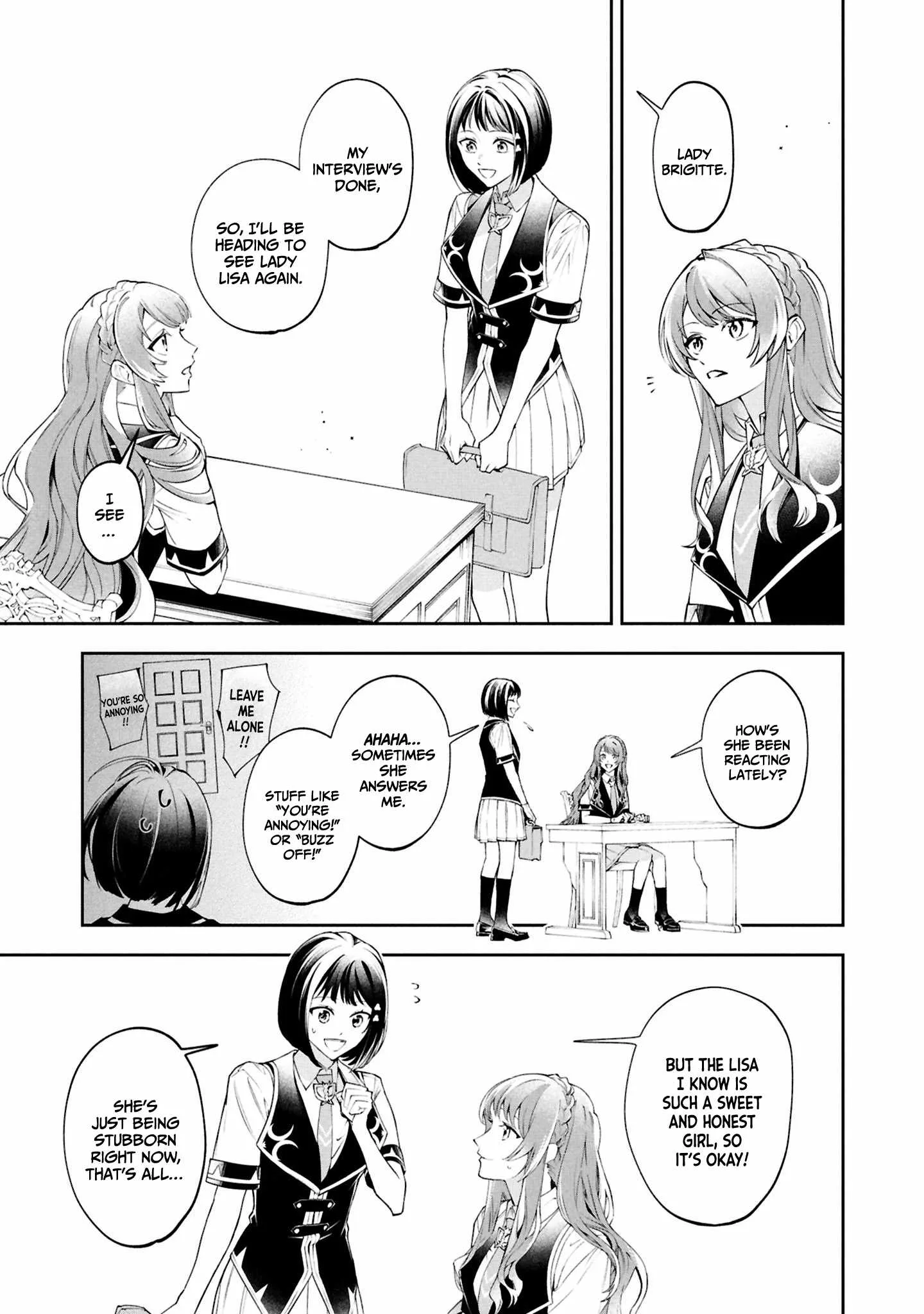 If the villainess and the villain were to meet and fall in love ~It seems the shunned heroine who formed a contract with an unnamed spirit is fighting with the nobleman yet again Chapter 27 page 12
