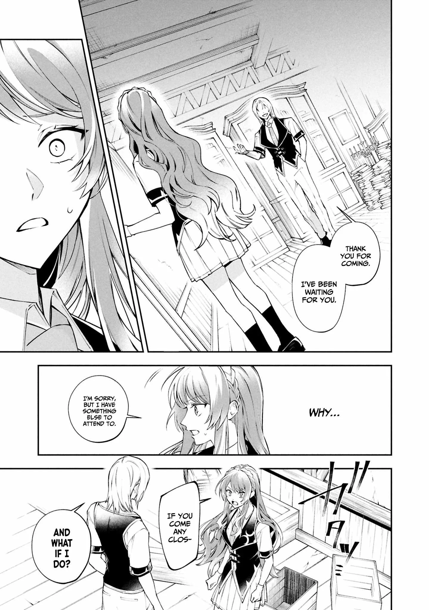 If the villainess and the villain were to meet and fall in love ~It seems the shunned heroine who formed a contract with an unnamed spirit is fighting with the nobleman yet again Chapter 27 page 22