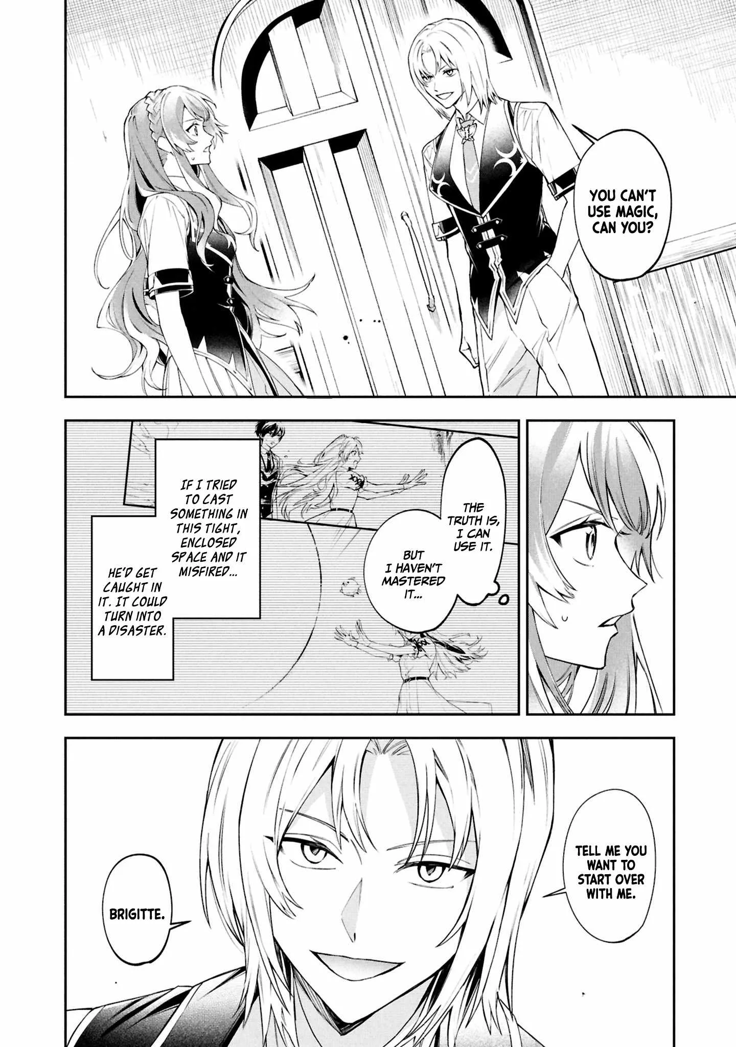 If the villainess and the villain were to meet and fall in love ~It seems the shunned heroine who formed a contract with an unnamed spirit is fighting with the nobleman yet again Chapter 27 page 23